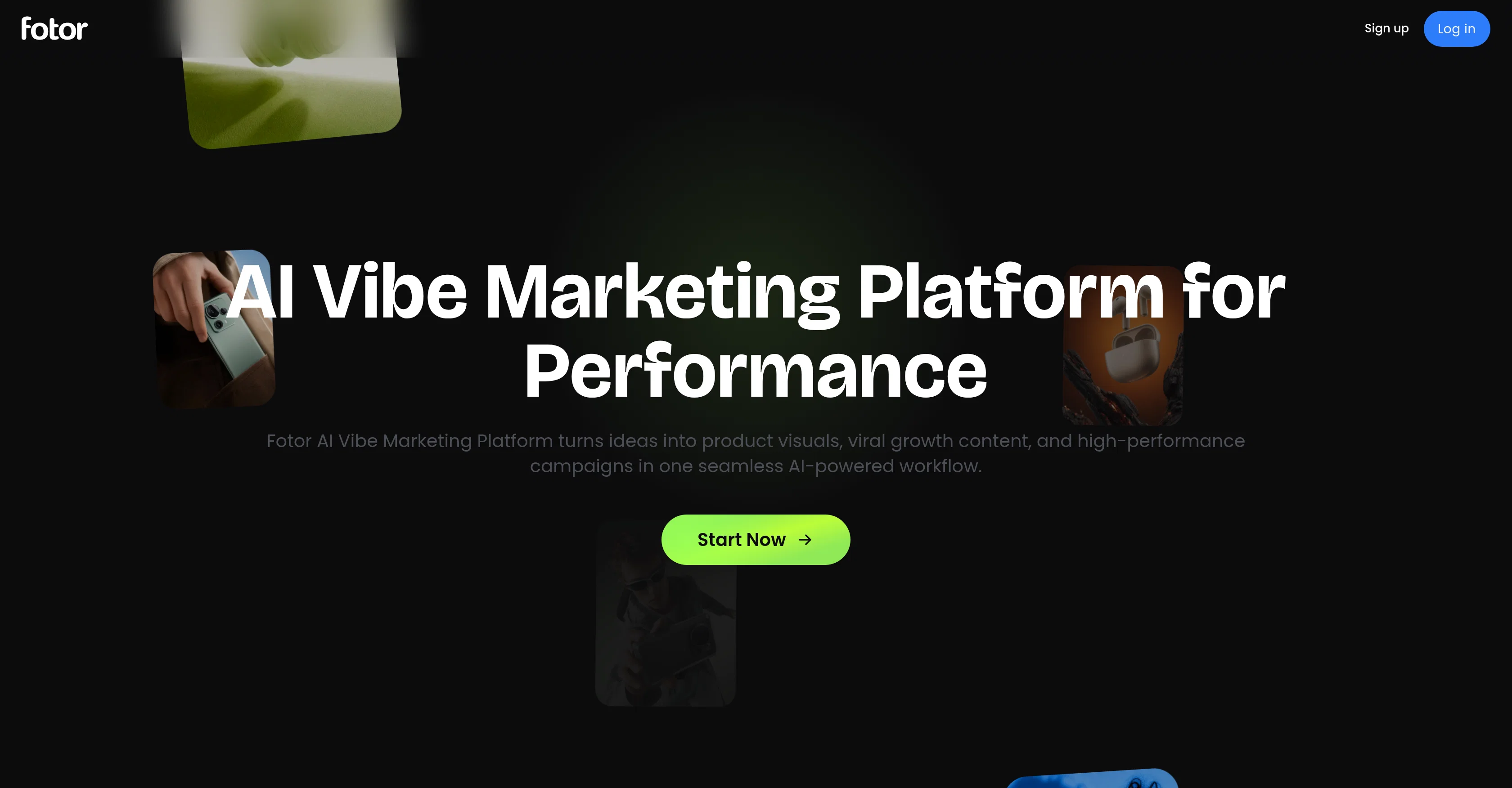 Fotor | Vibe Marketing website