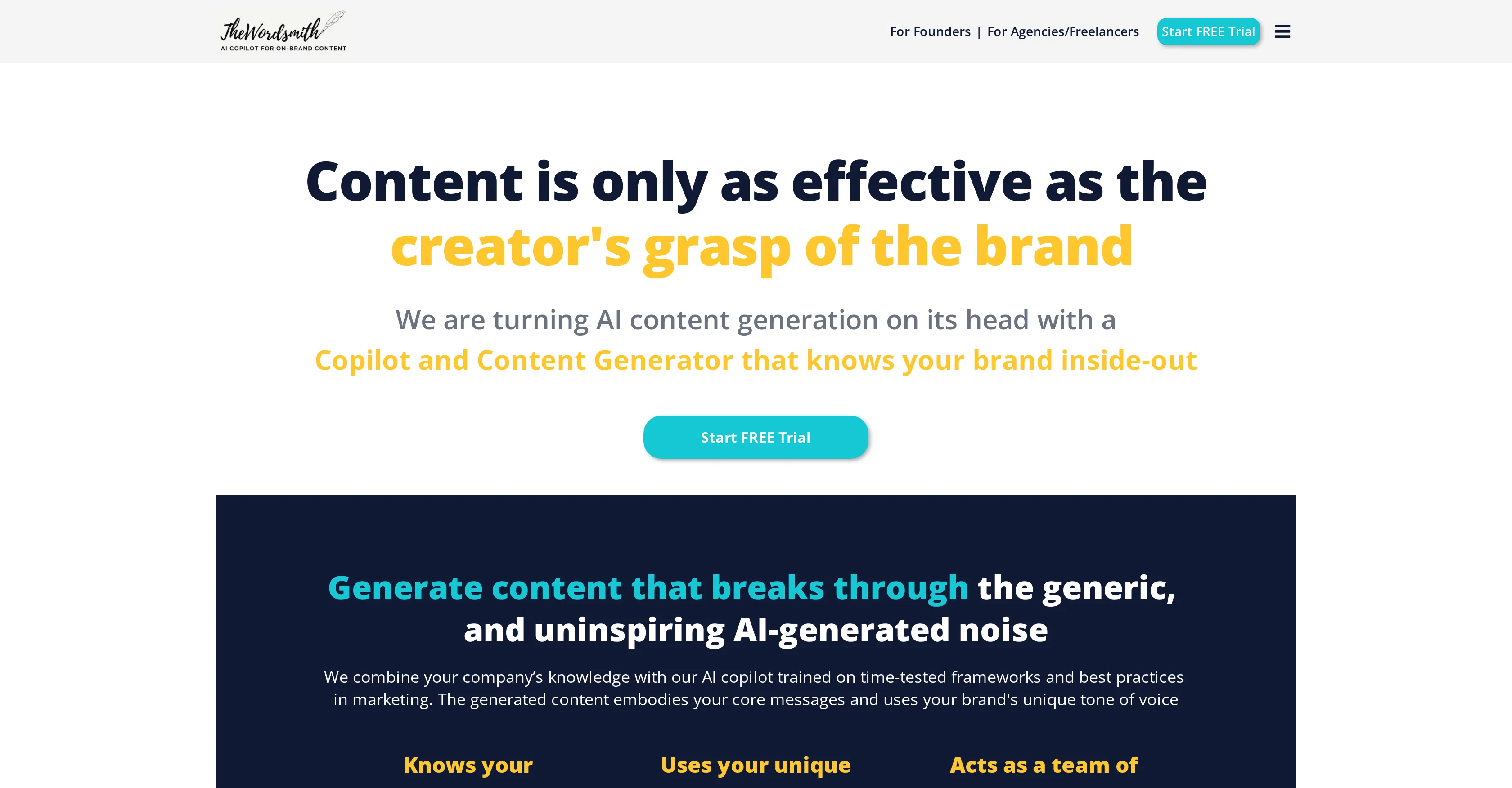 TheWordsmith.ai website
