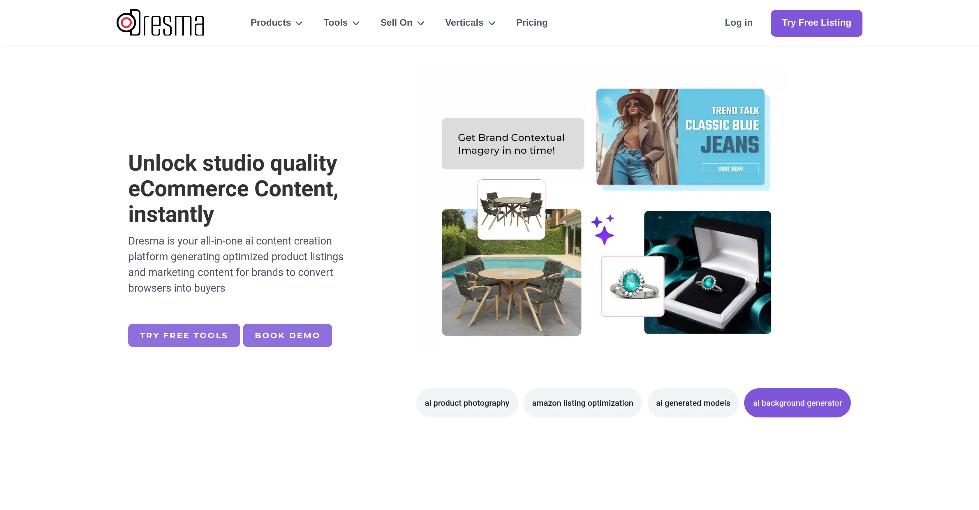 Dresma website