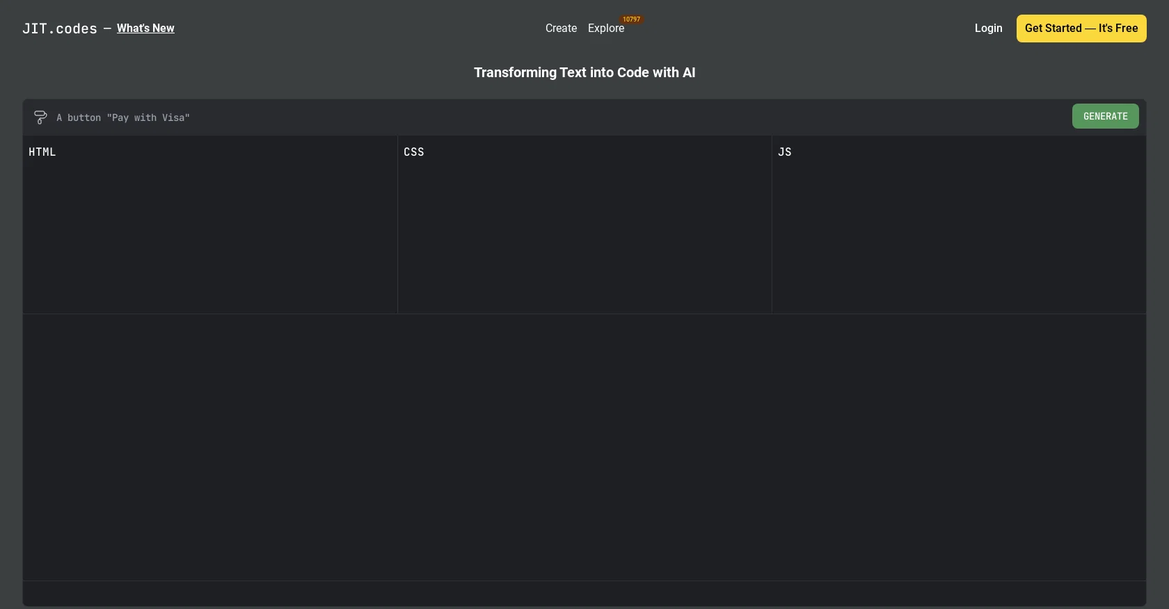 Jit Codes website