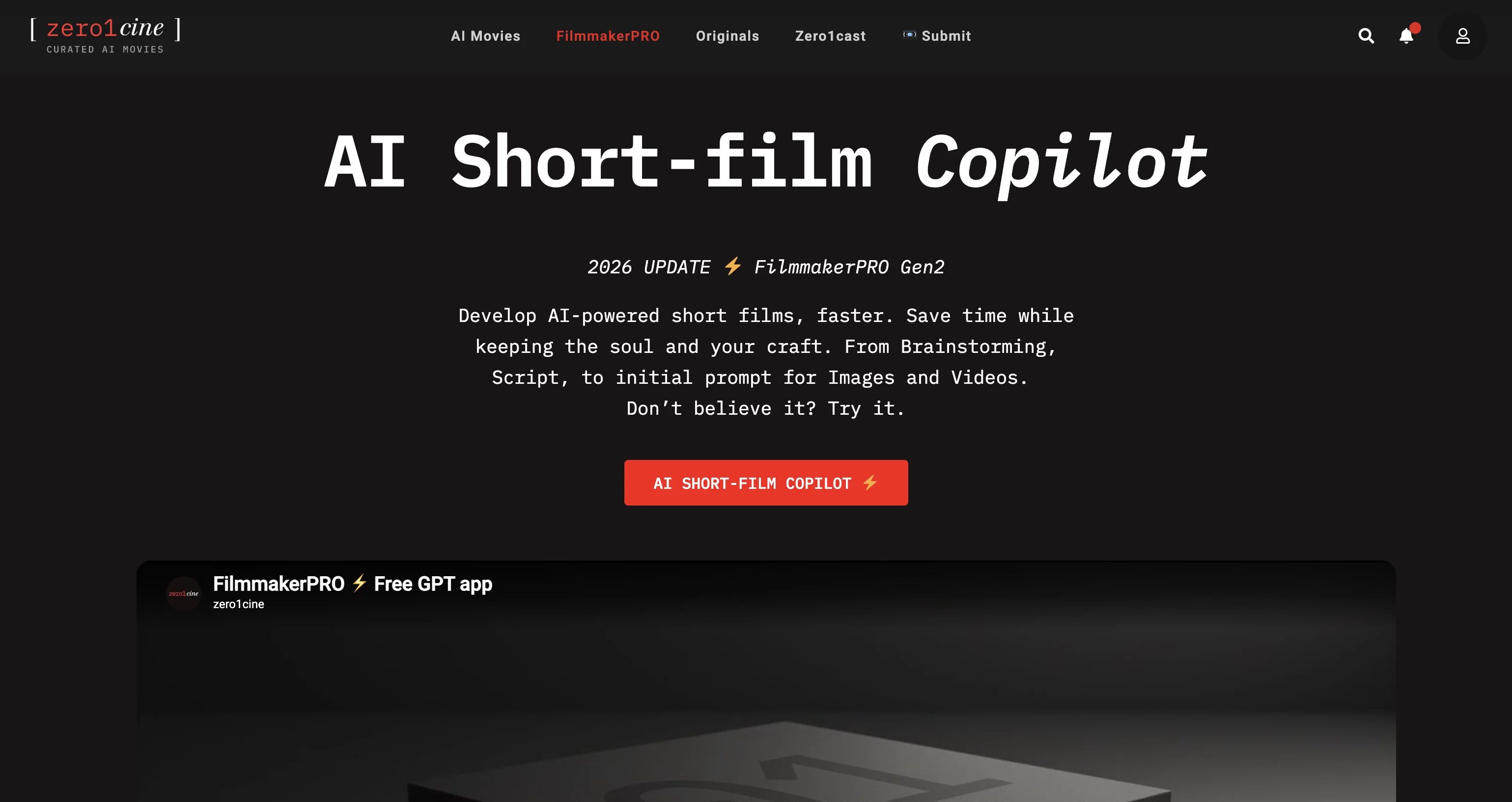 FilmmakerPRO website