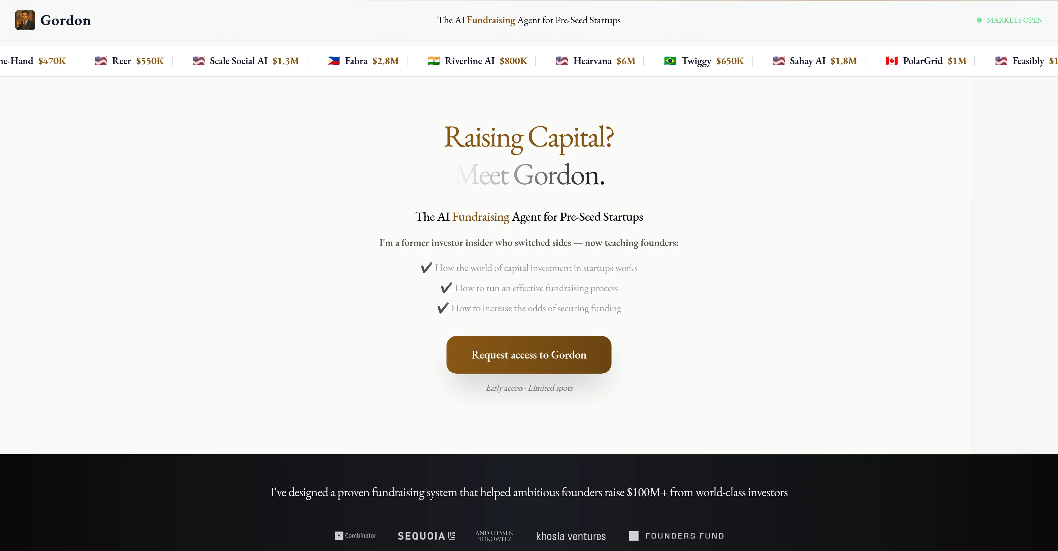 Gordon website