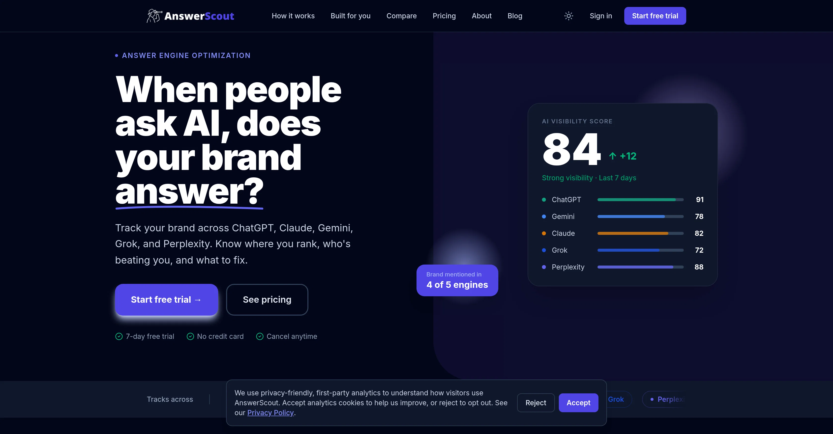 AnswerScout website