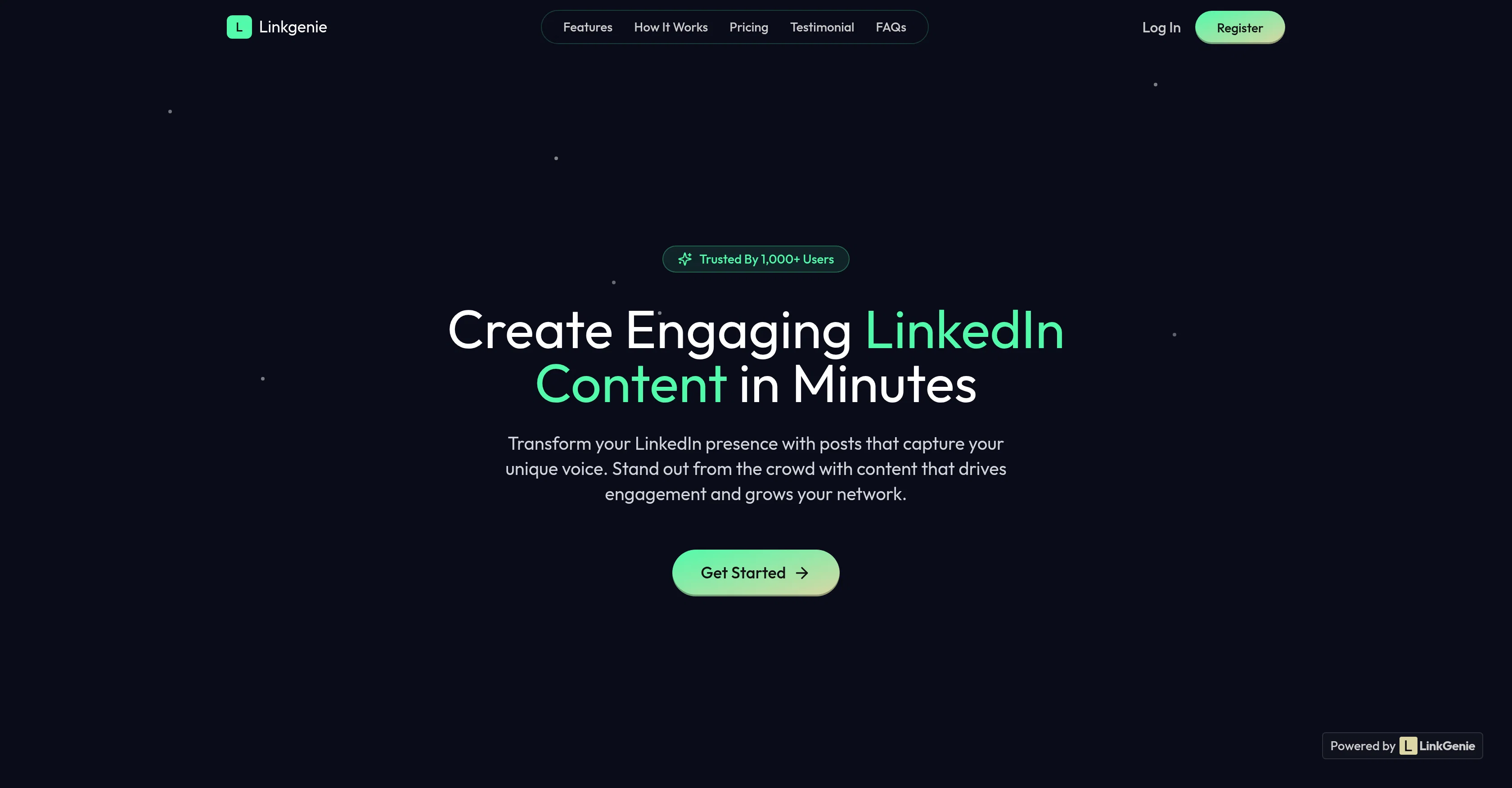 Linkgenie website