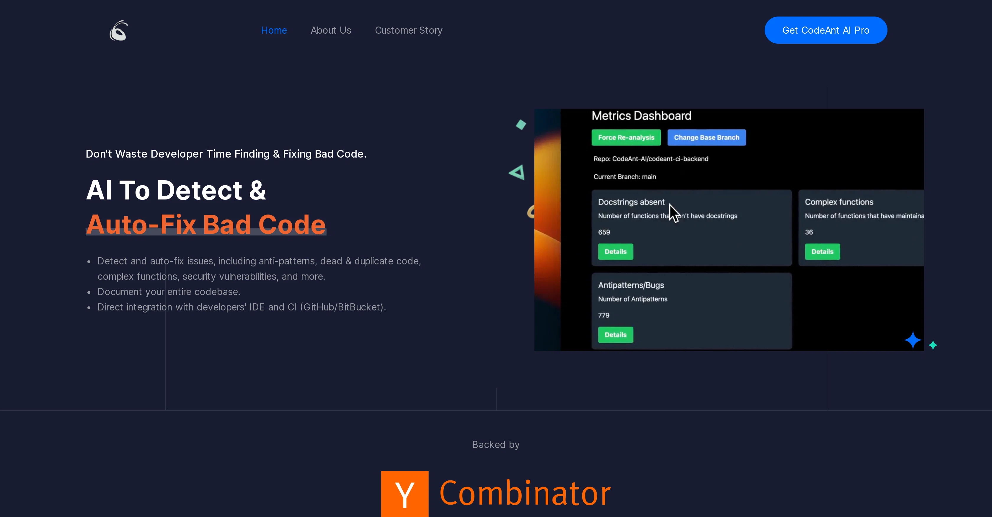CodeAnt AI website
