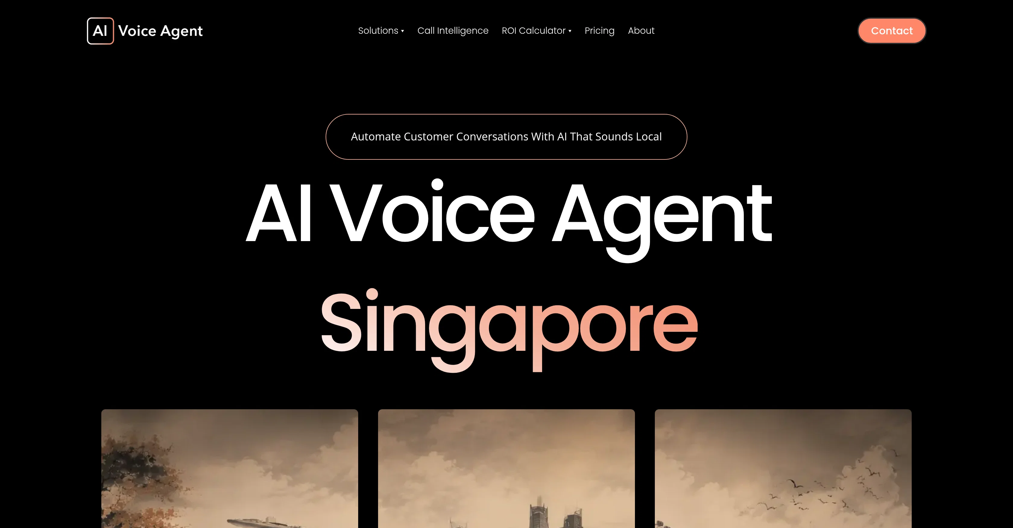 AI Voice Agent Singapore website
