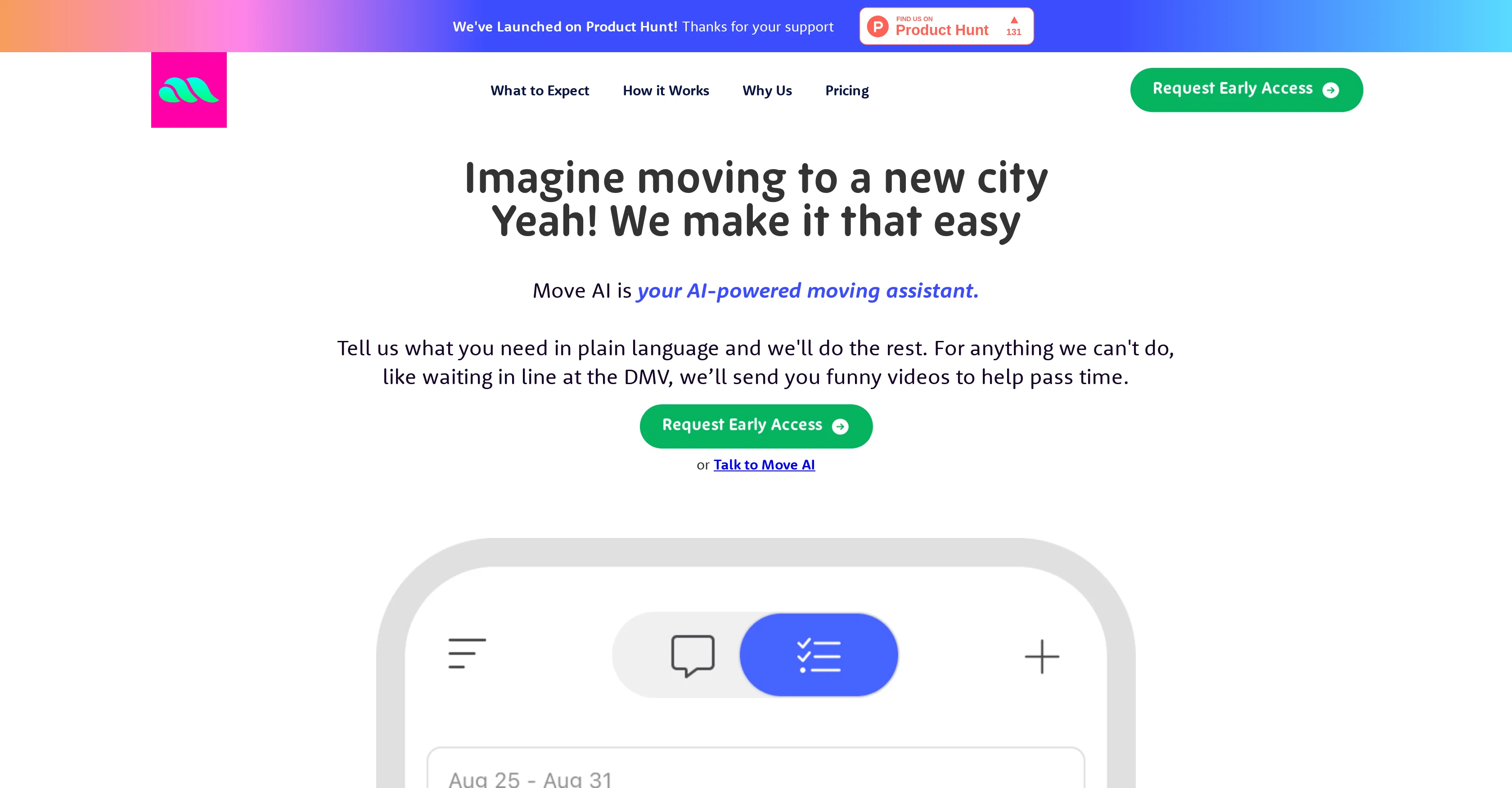 Move AI website