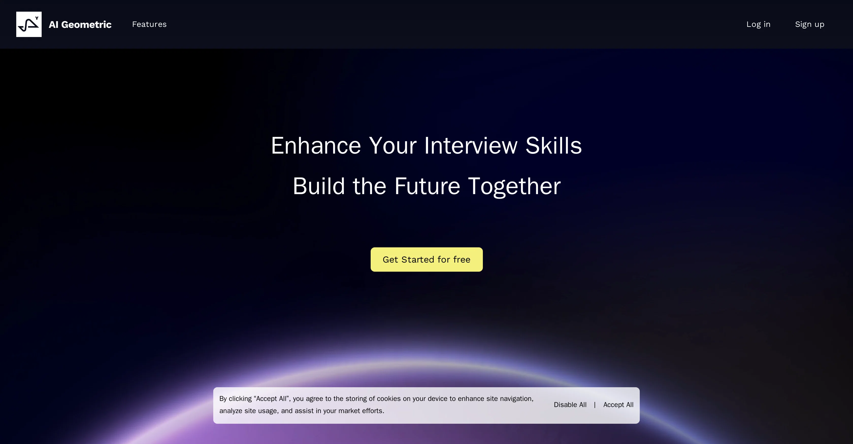 AI Geometric website