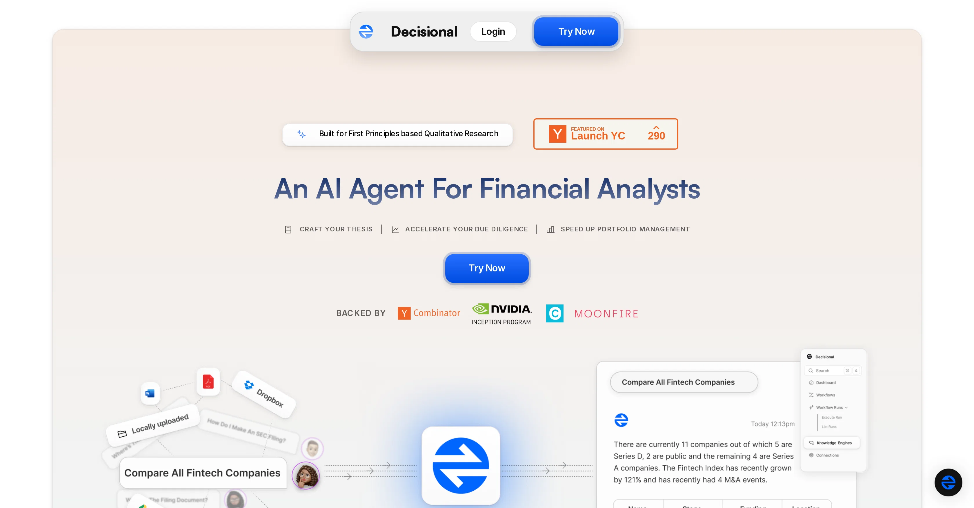 Decisional AI website