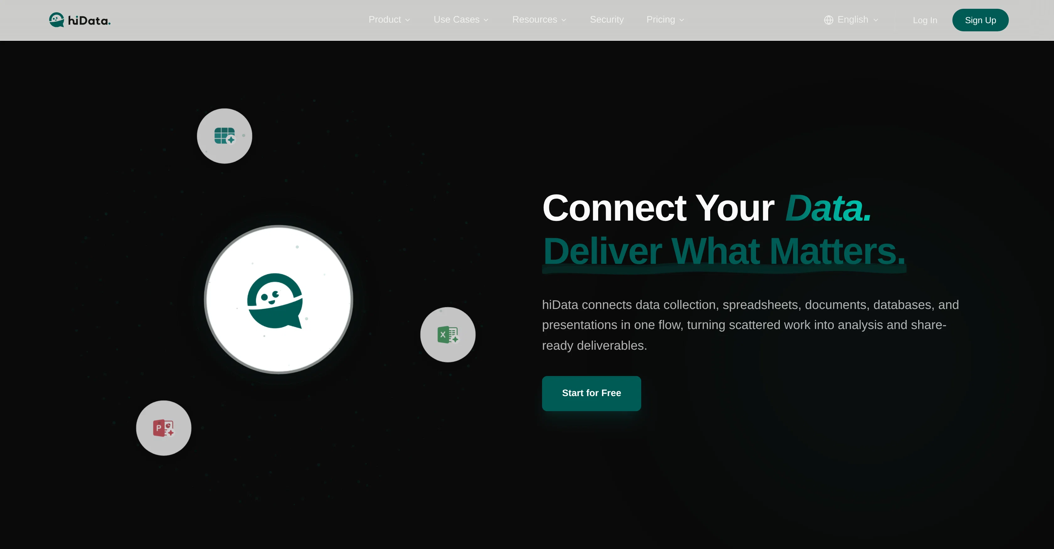 hiData website