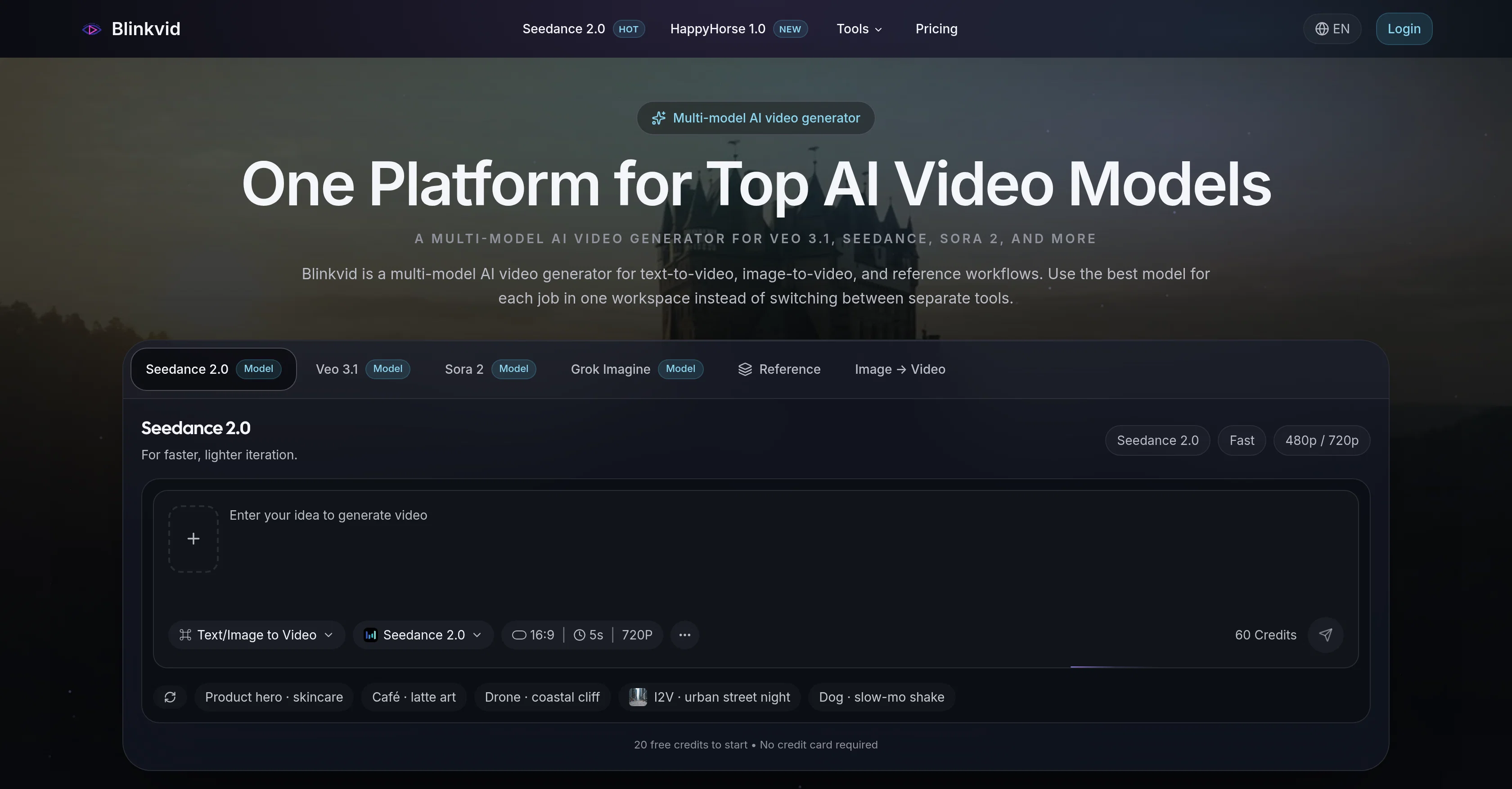 Blinkvid website