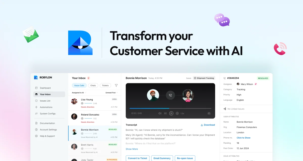 Robylon AI website