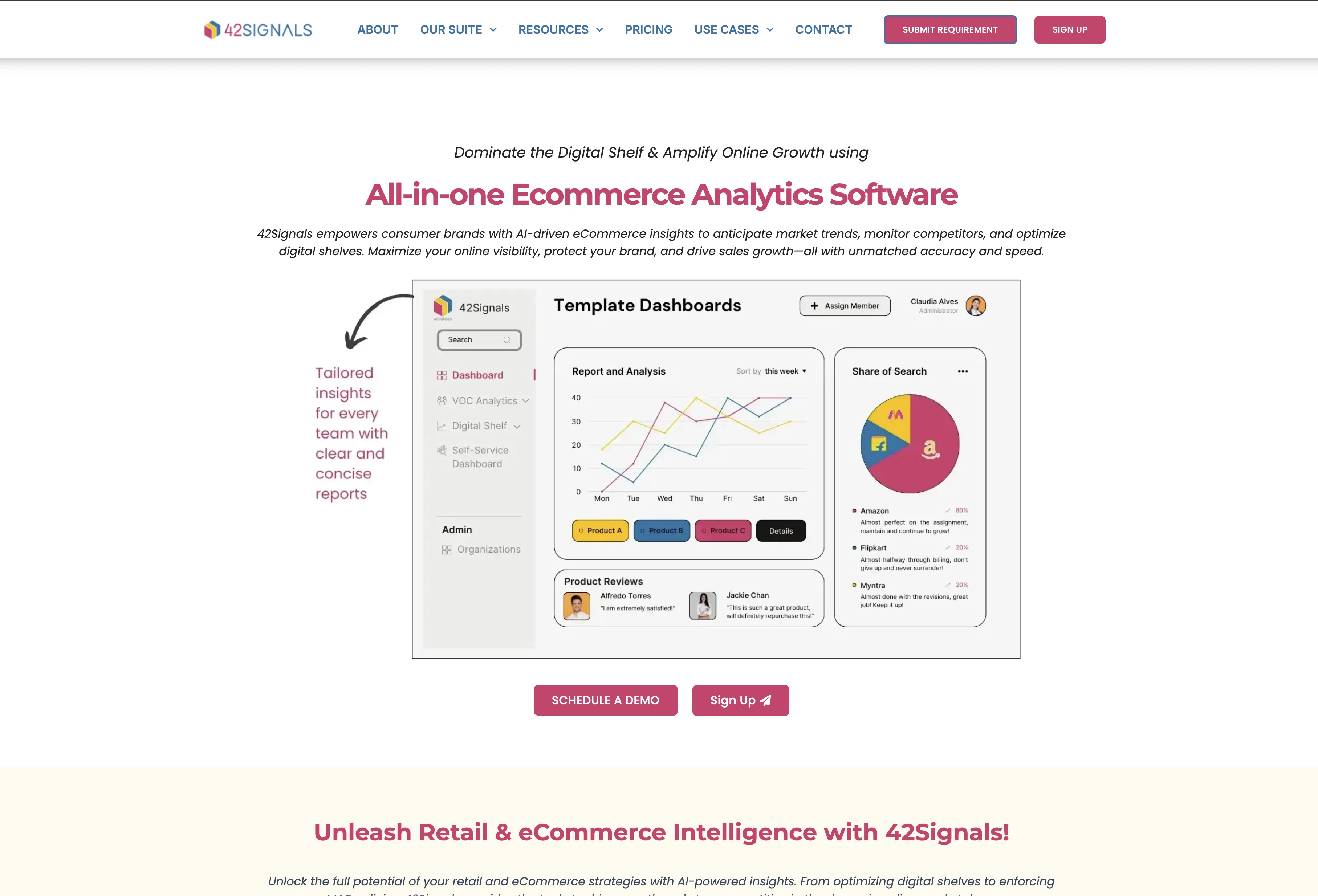 42Signals website