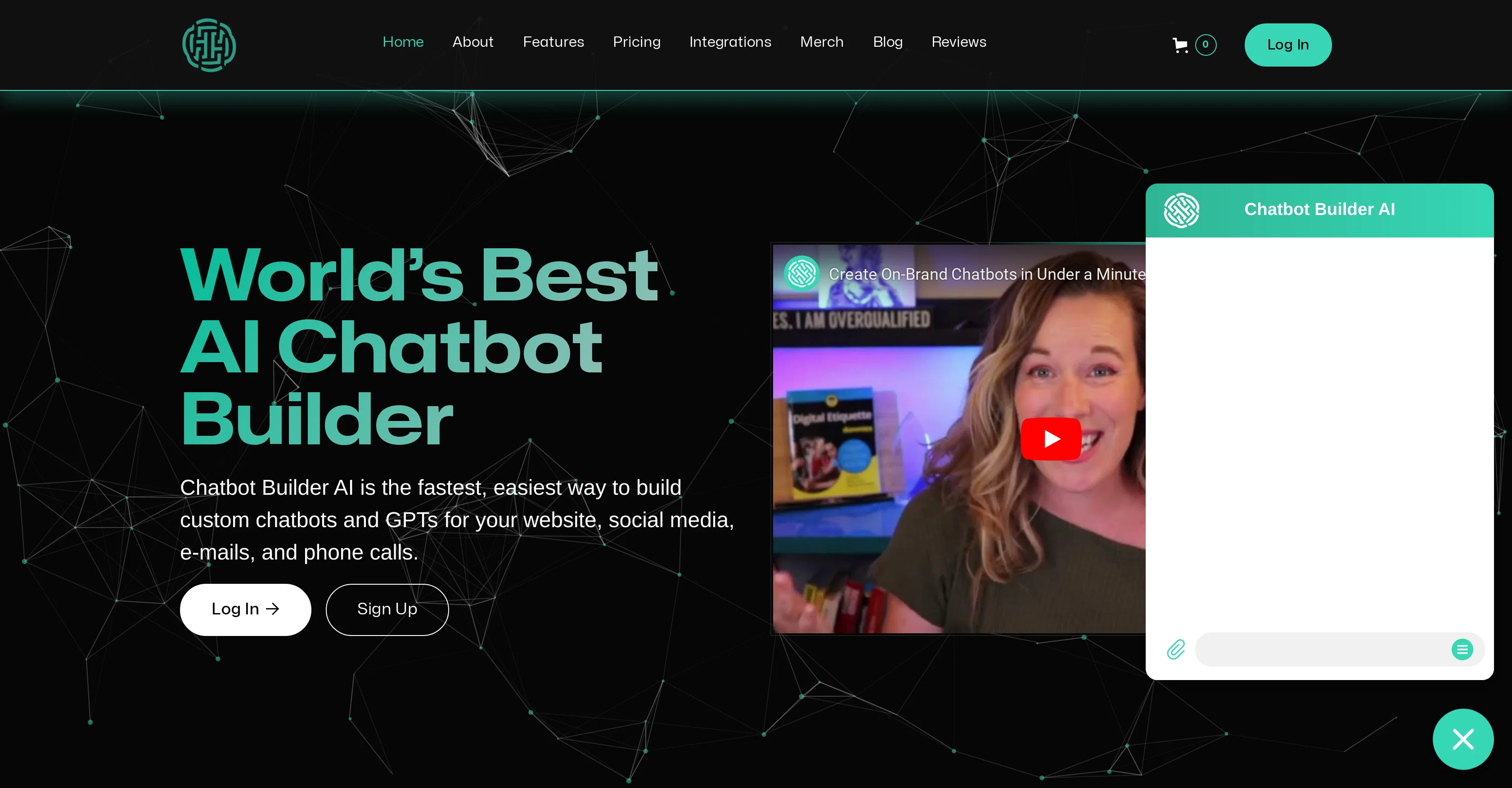 Chatbot Builder AI website