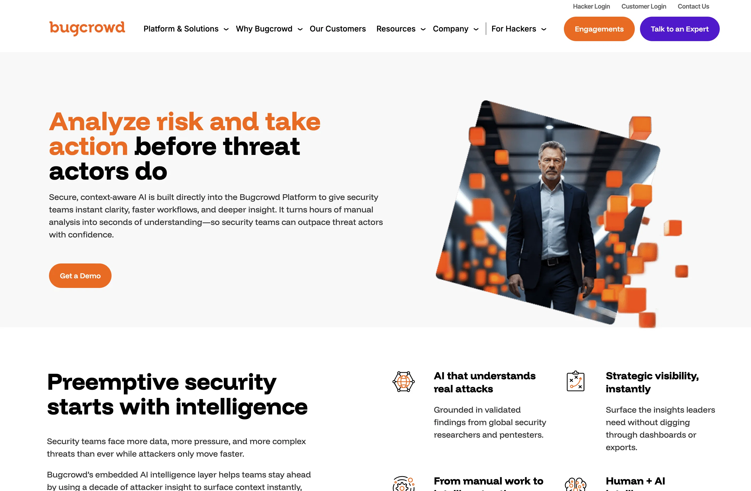 Bugcrowd AI website