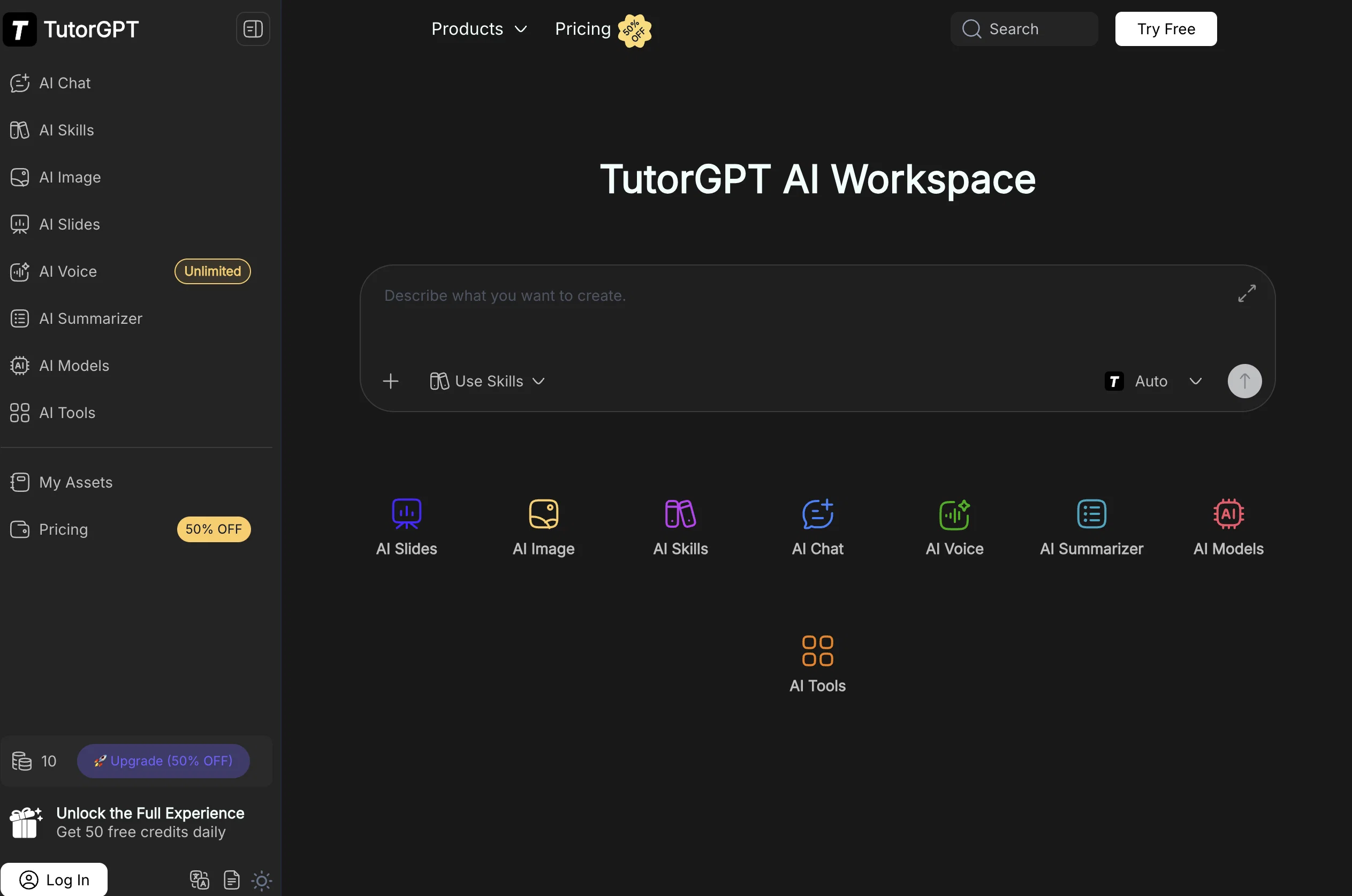 TutorGPT website