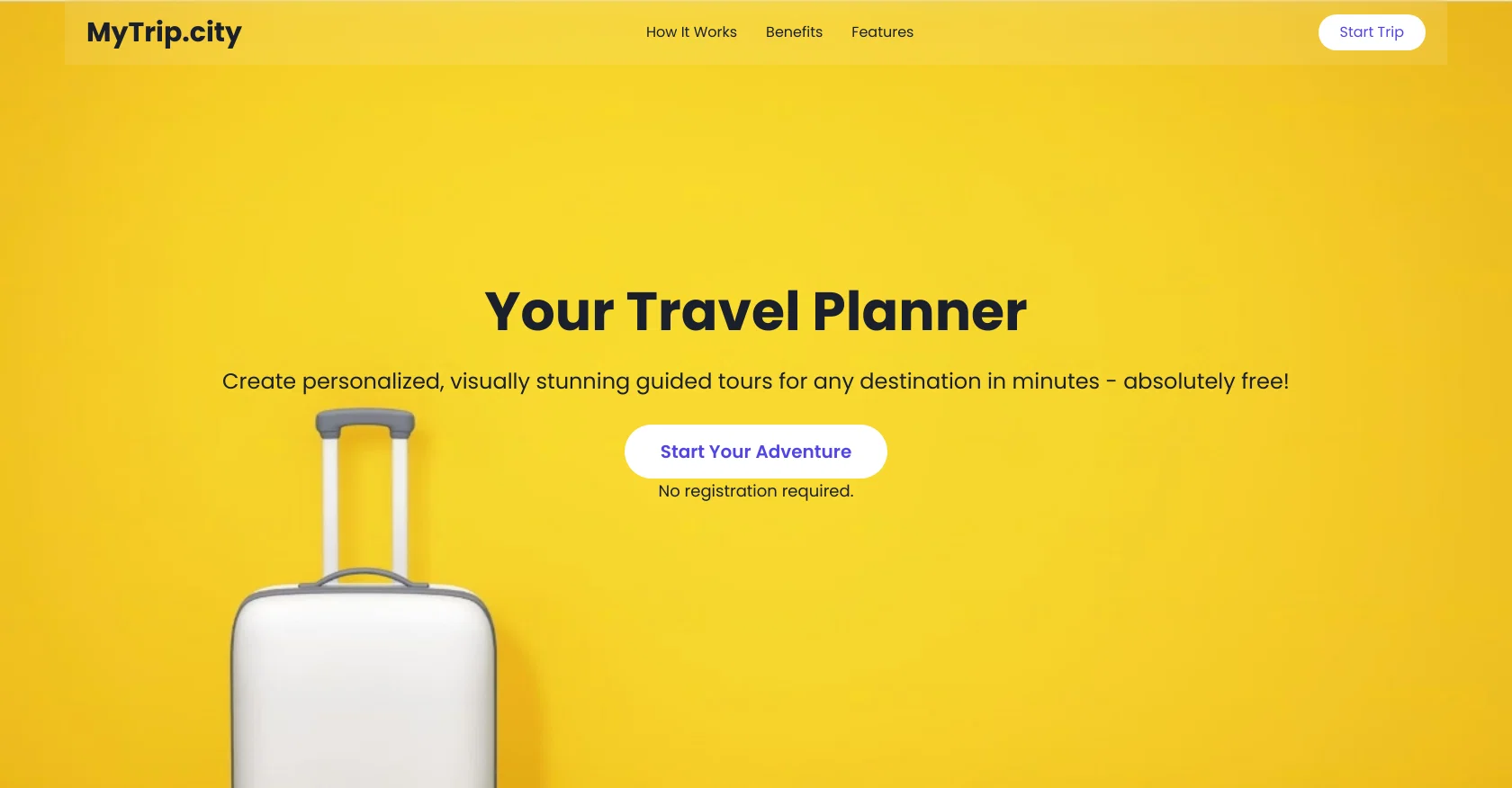 MyTrip.city website