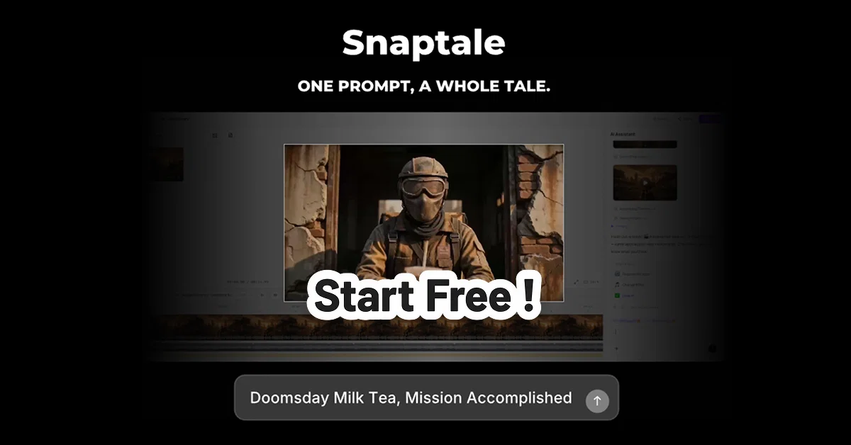 SnaptaleAI website