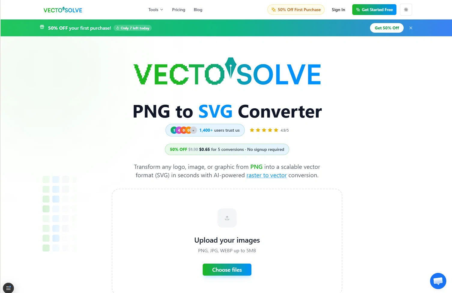 VectoSolve website