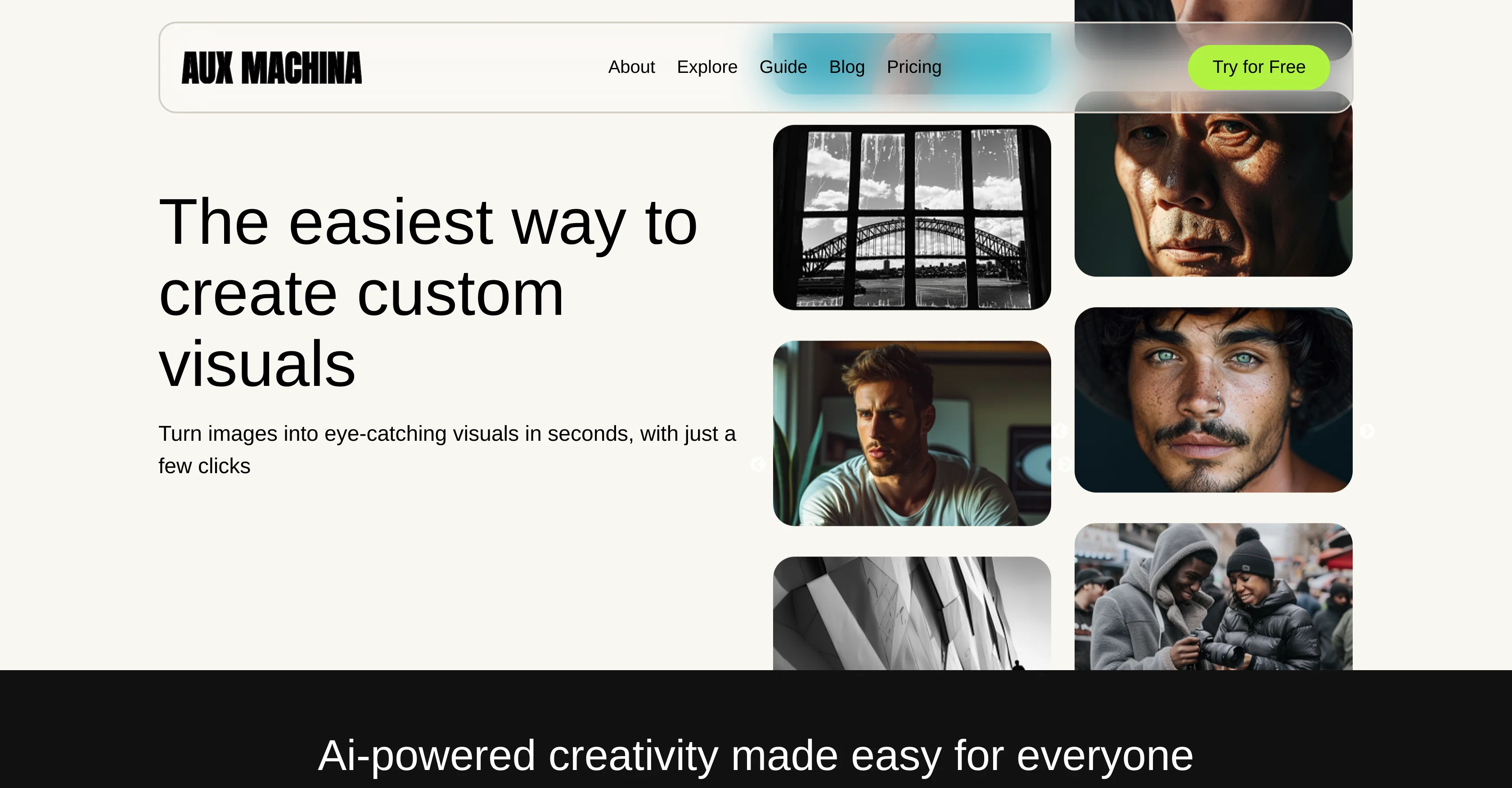 AUX MACHINA website