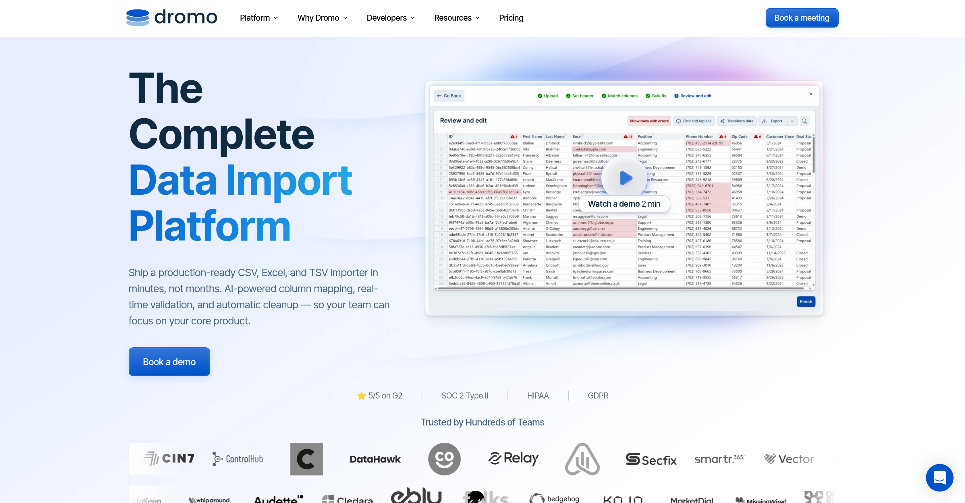 Dromo website