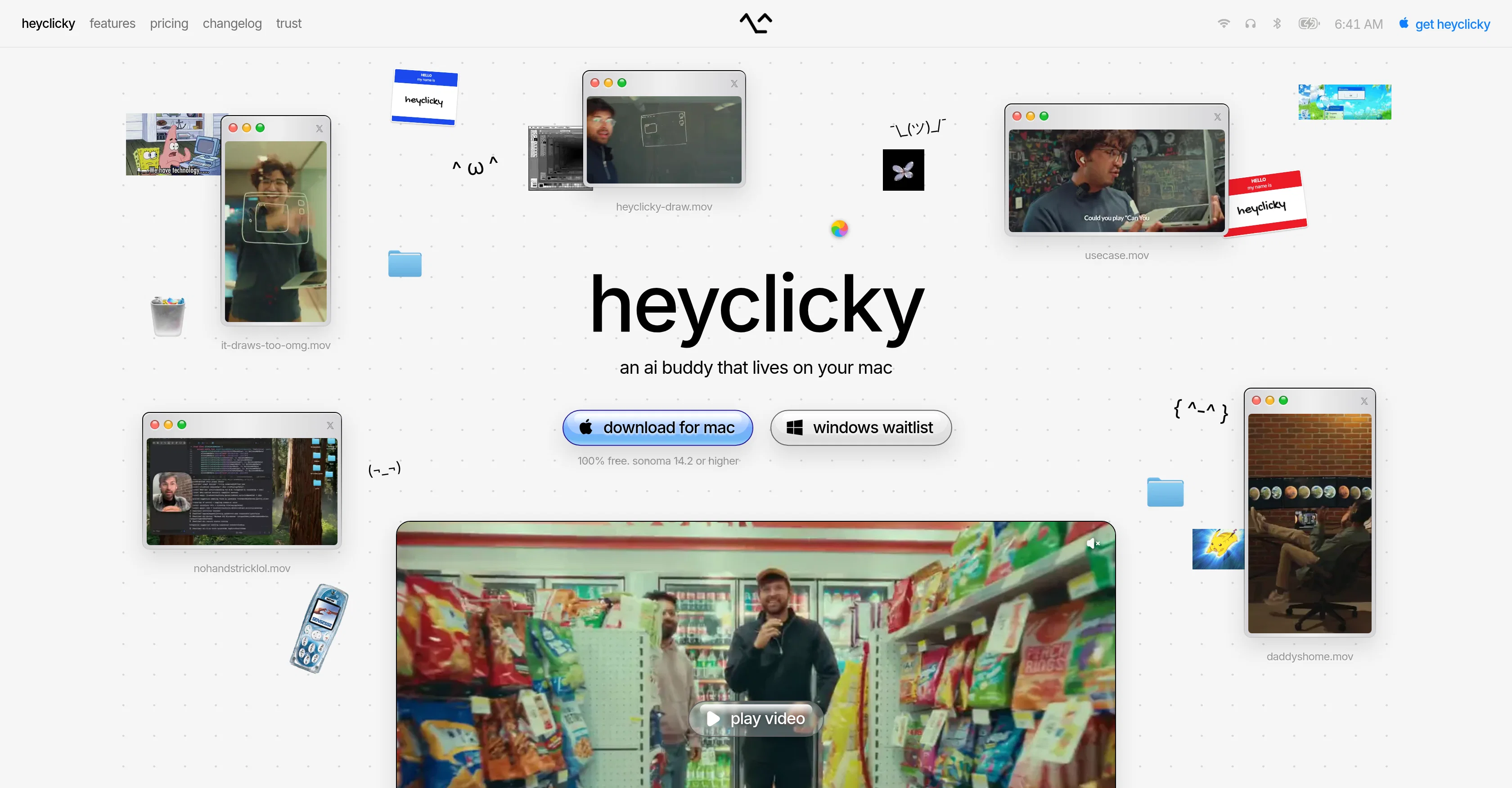 heyclicky website