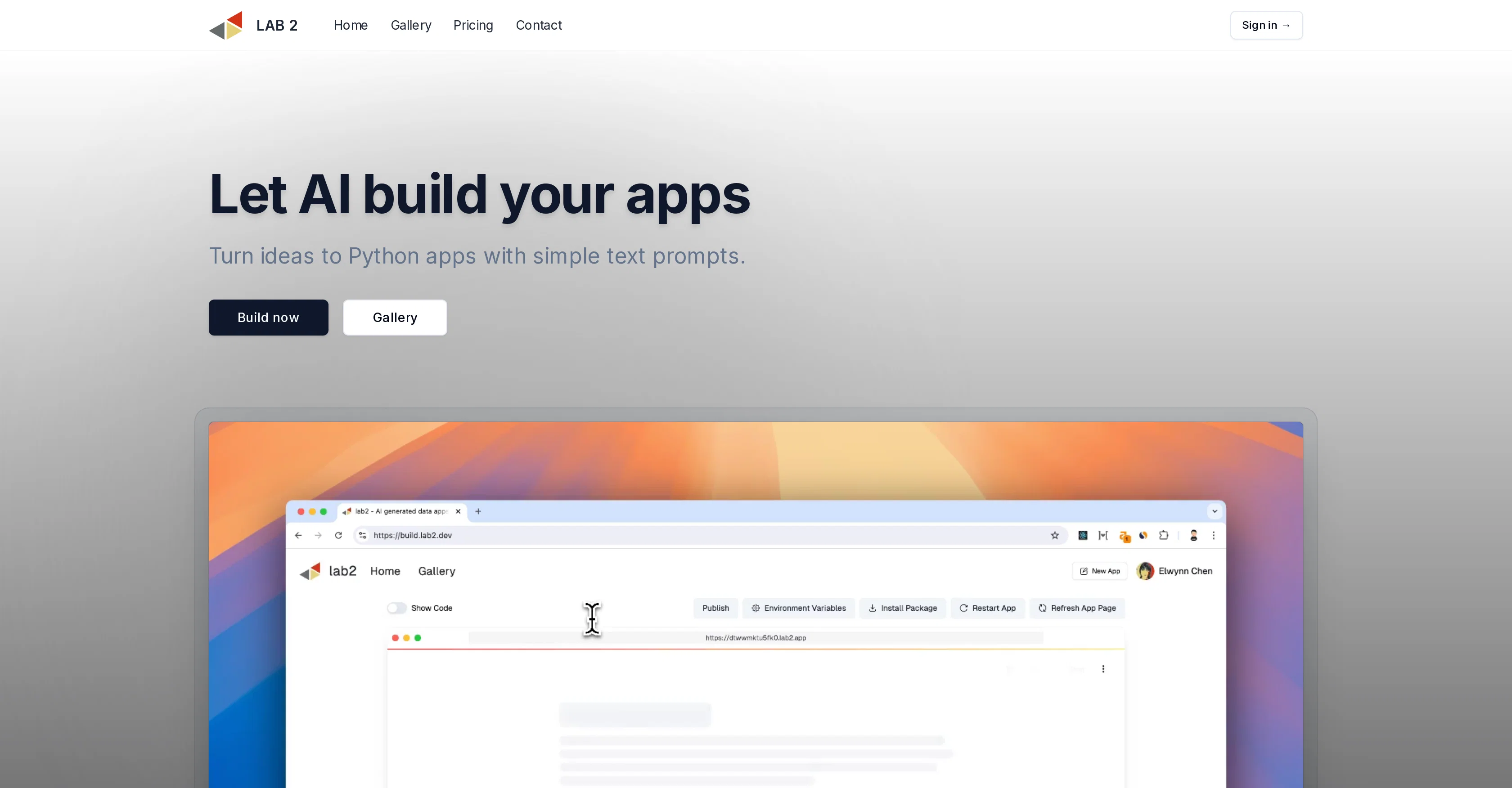 Lab2.dev website