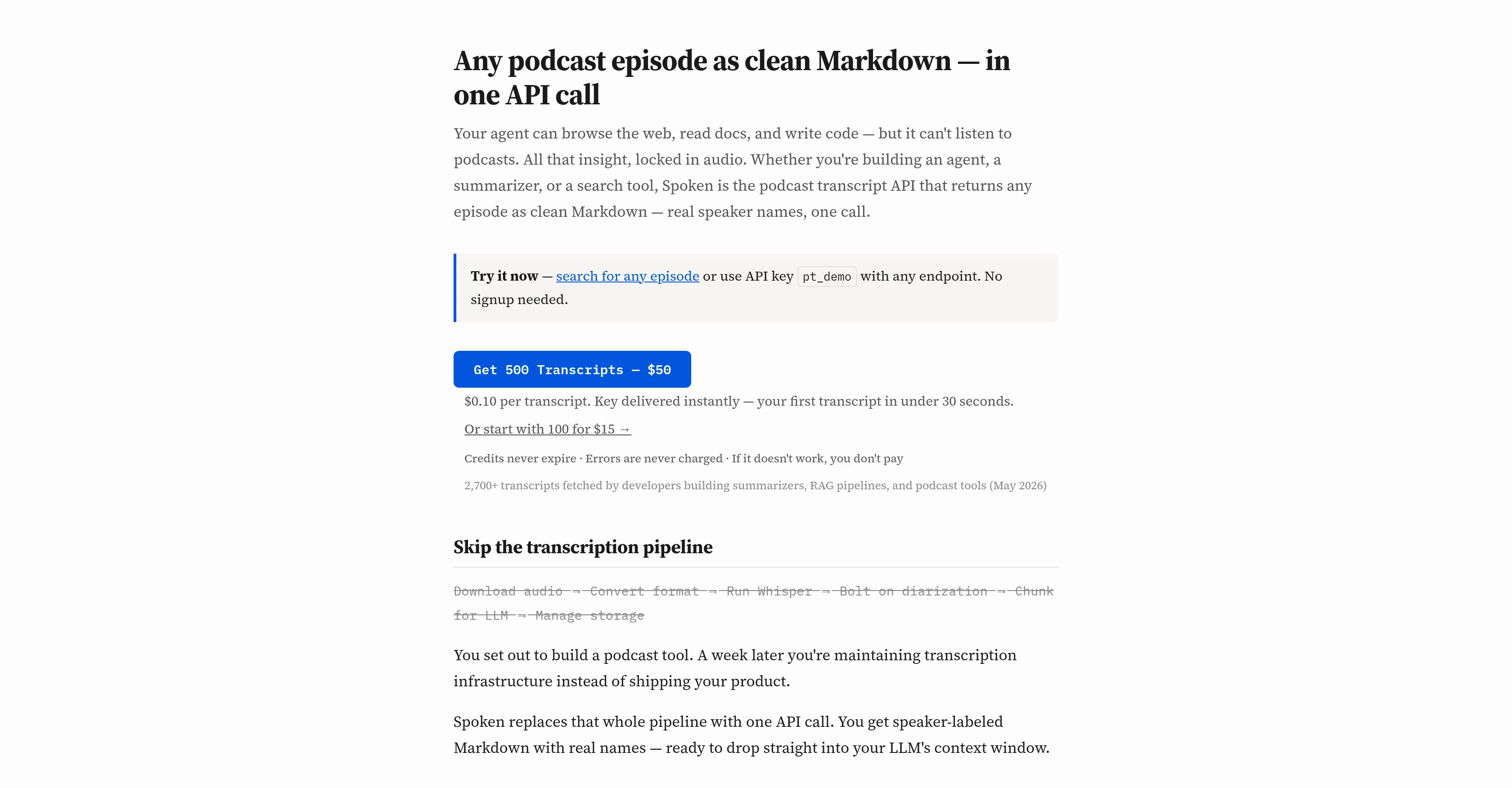 Spoken website