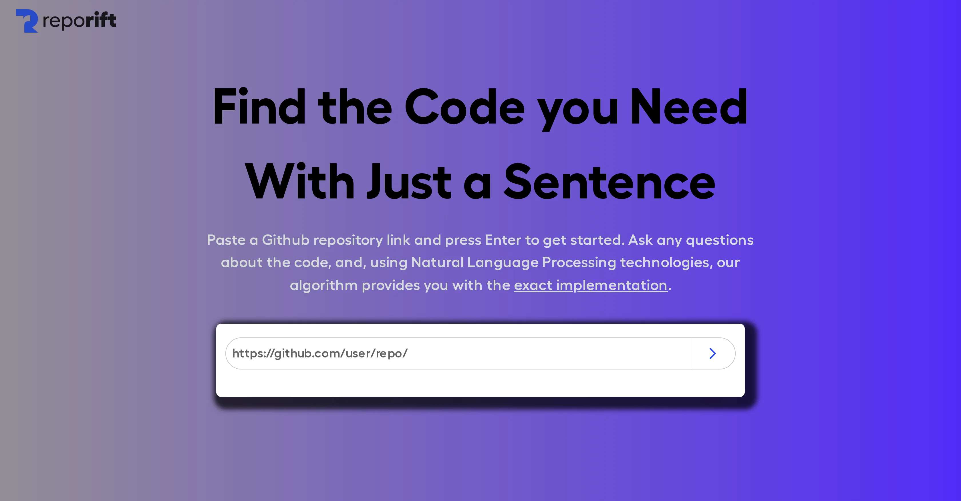 RepoRift website