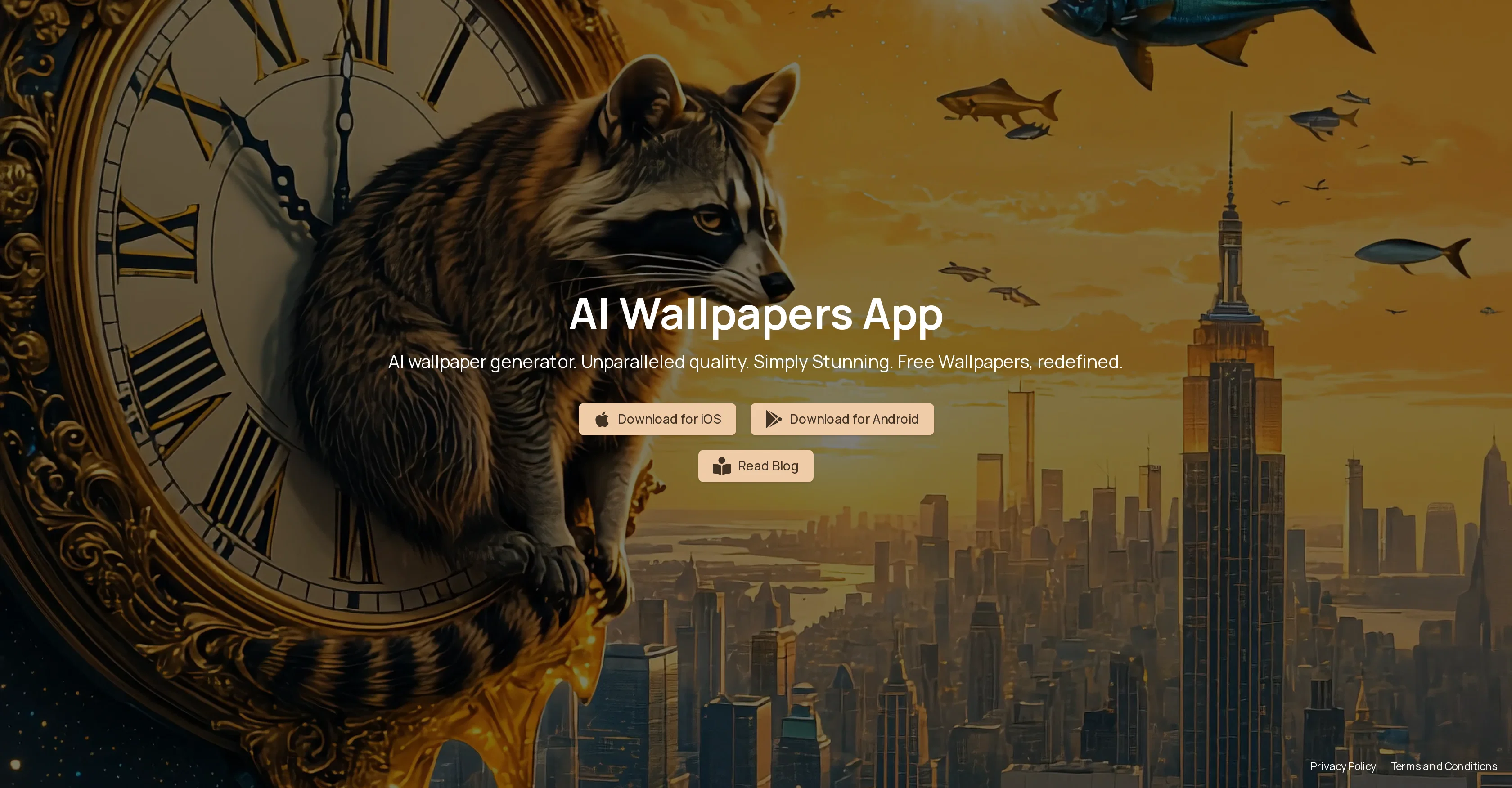 AiWallz - AI Wallpapers website