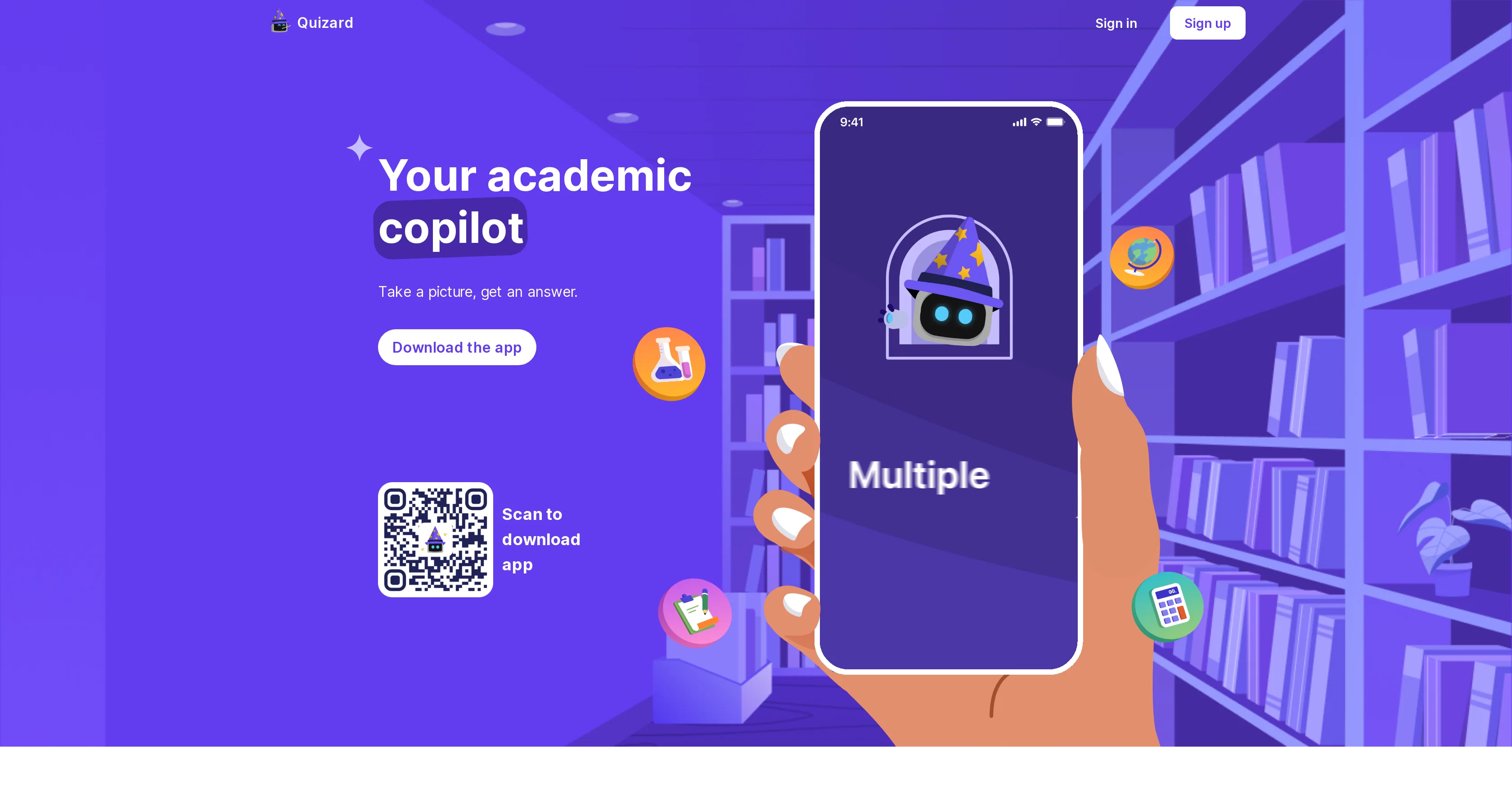 Quizard website