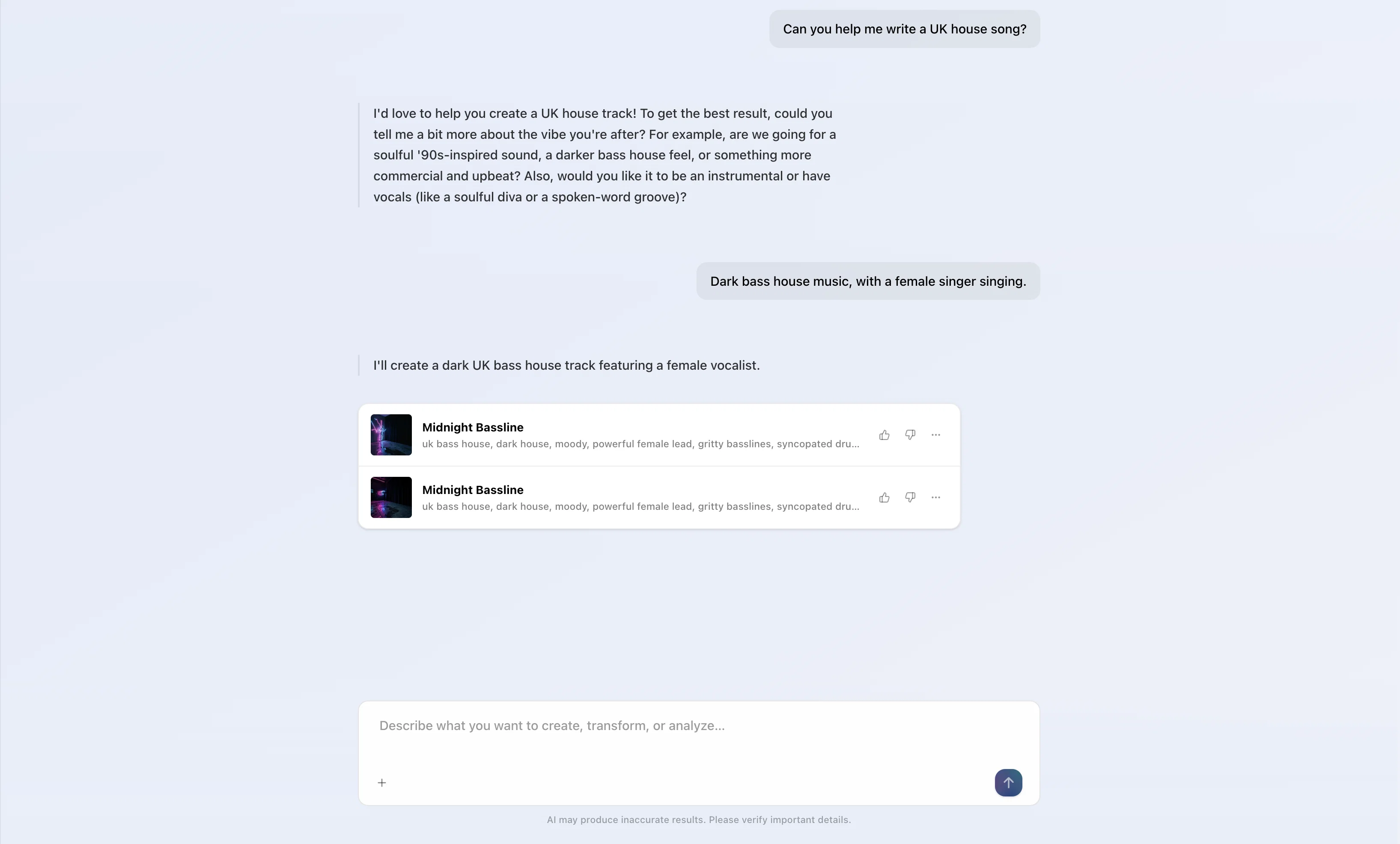 MusiCraft AI website