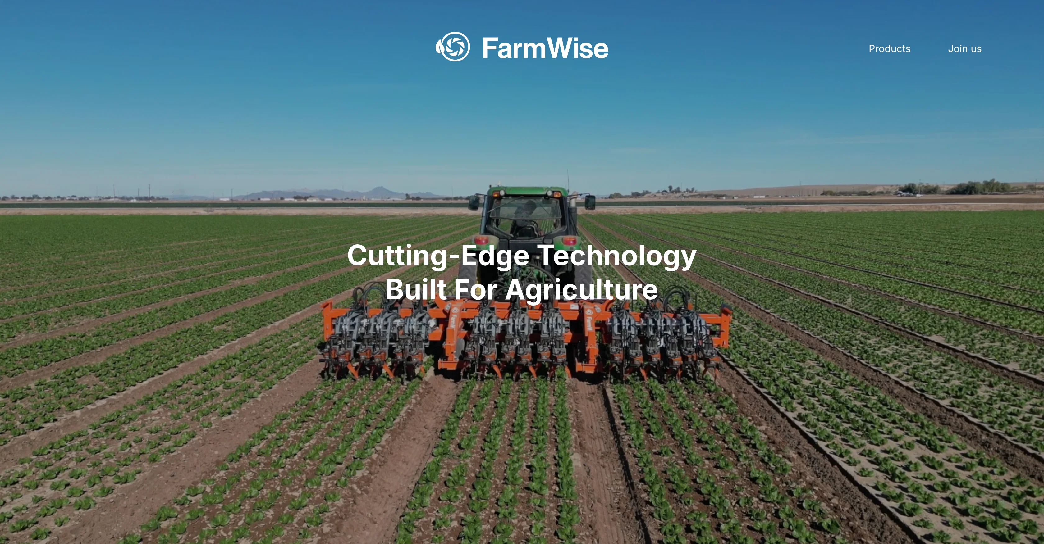 FarmWise Vulcan website