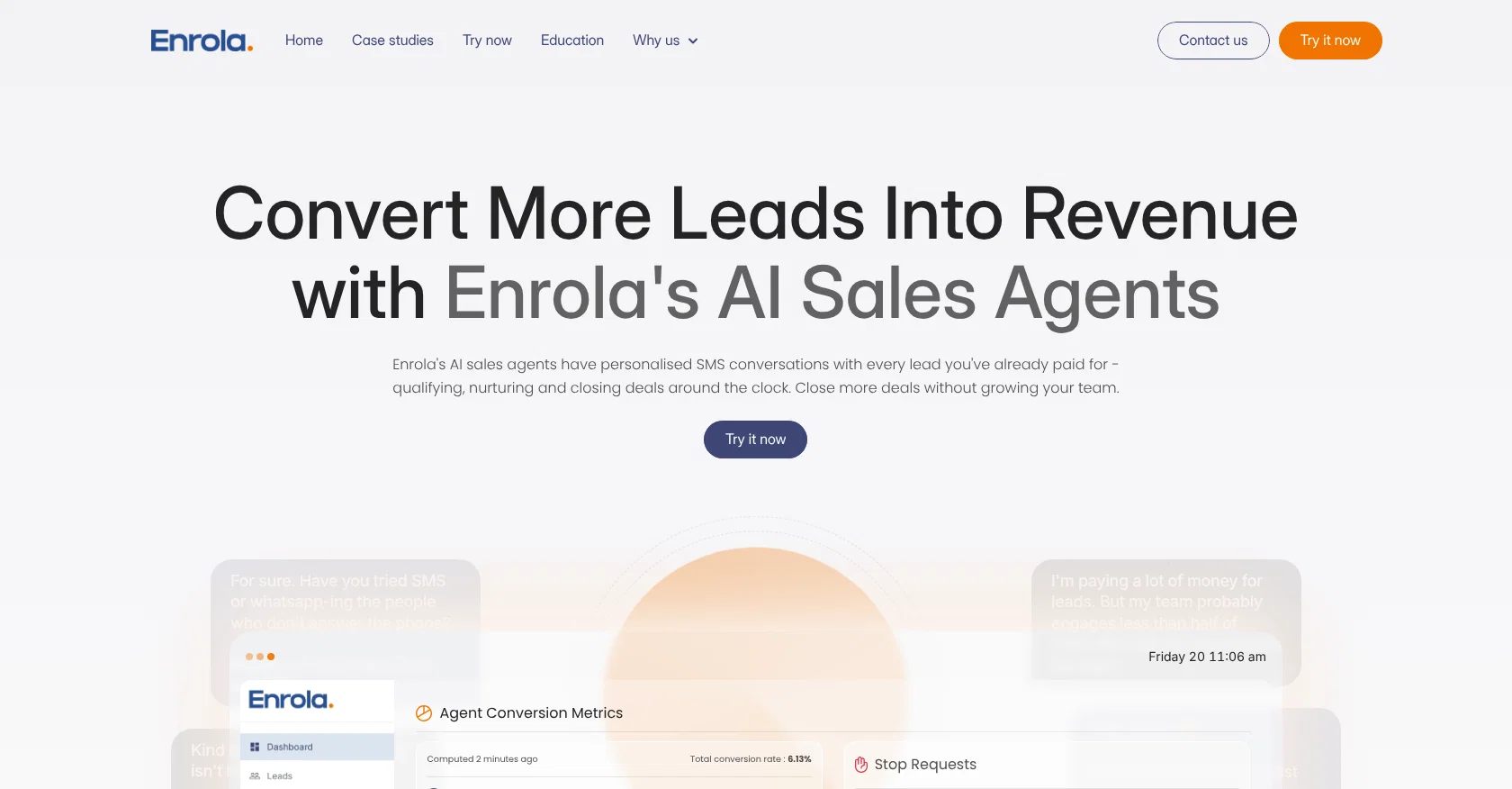 Enrola website