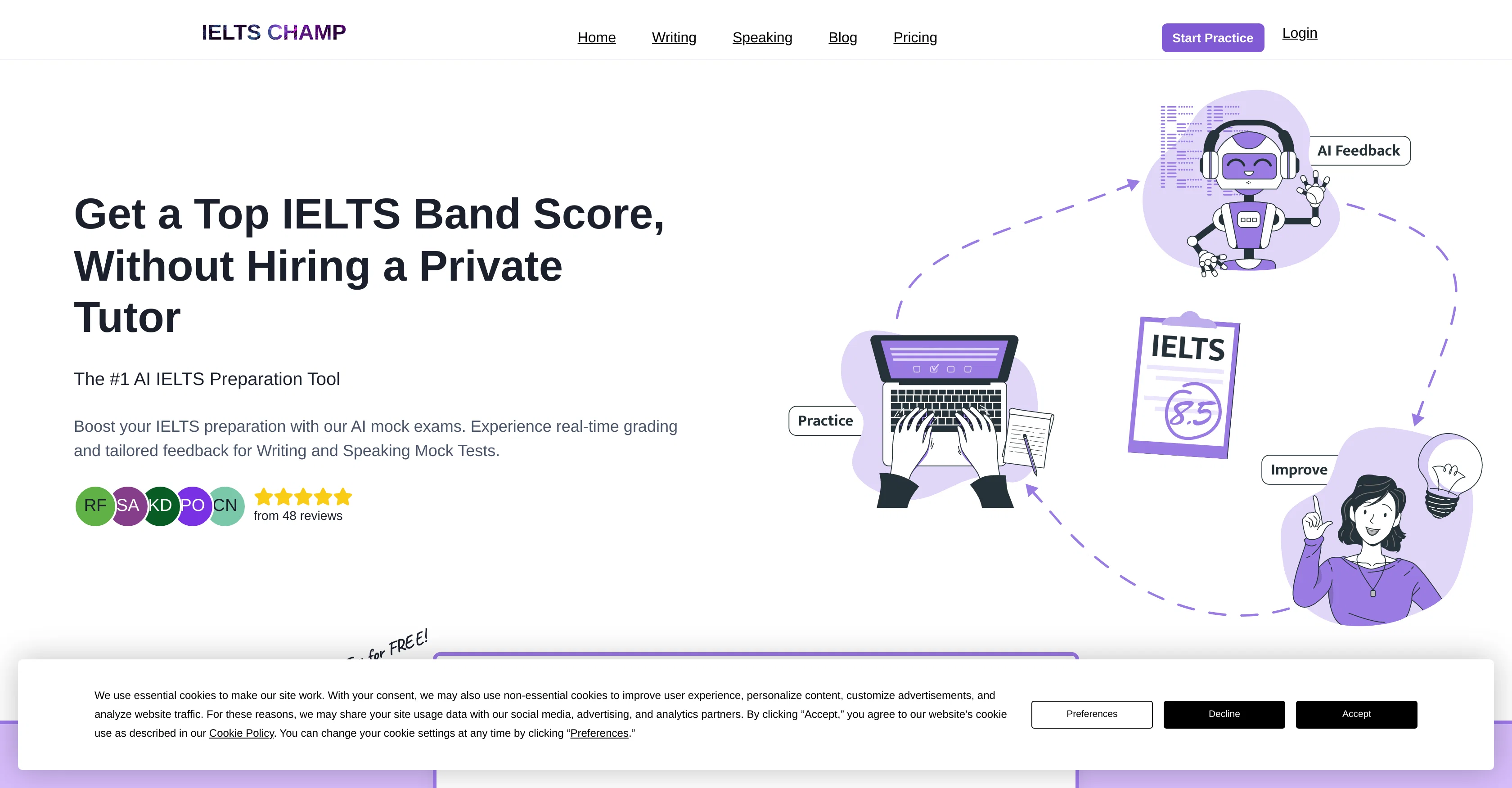 IELTS CHAMP website