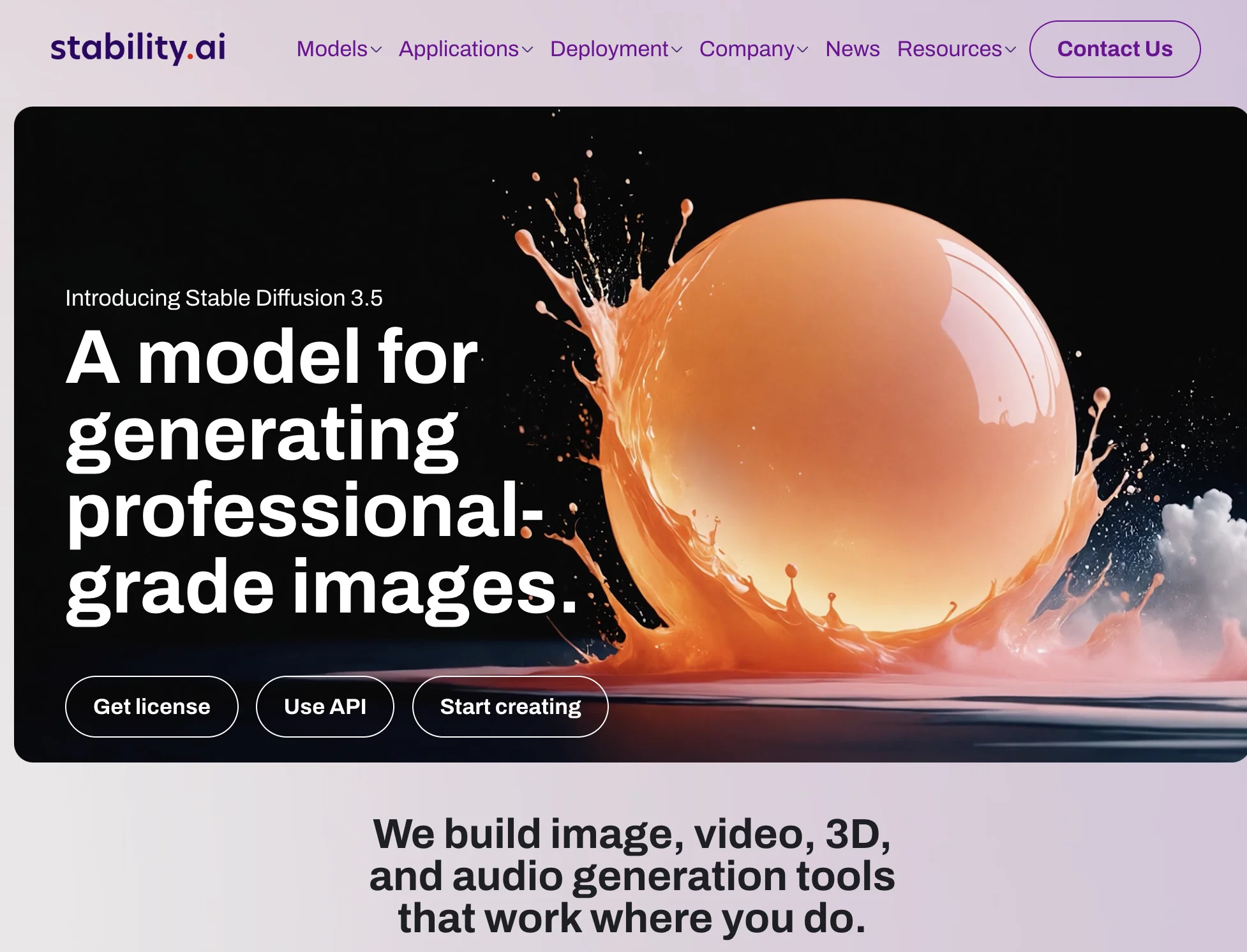 Stable Diffusion website