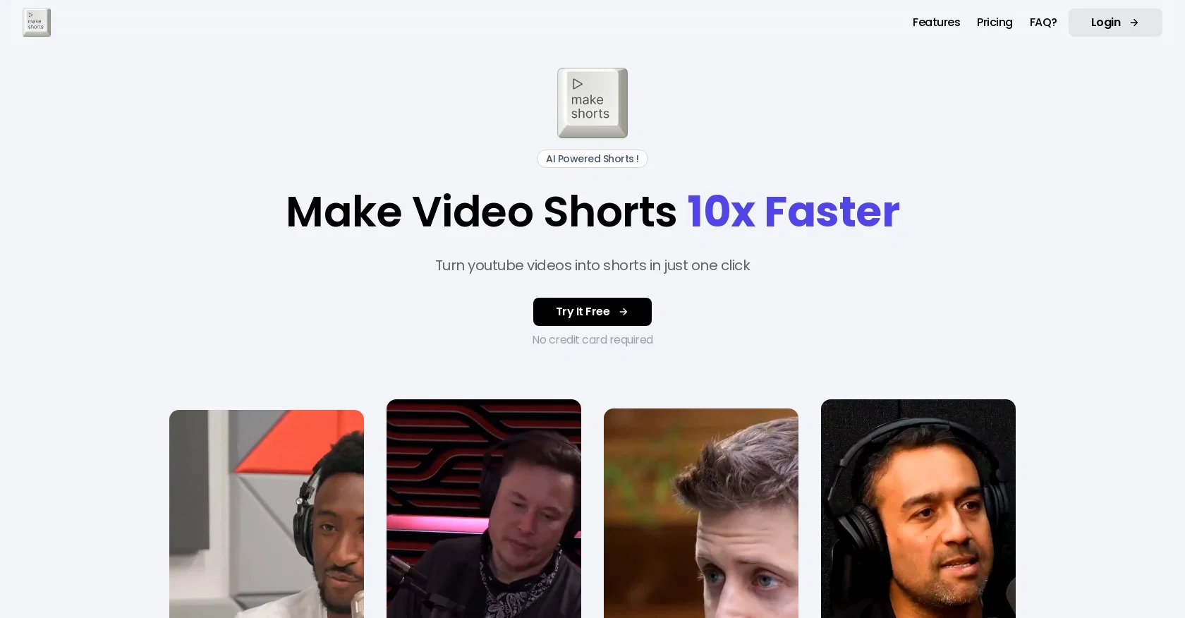 MakeShorts website