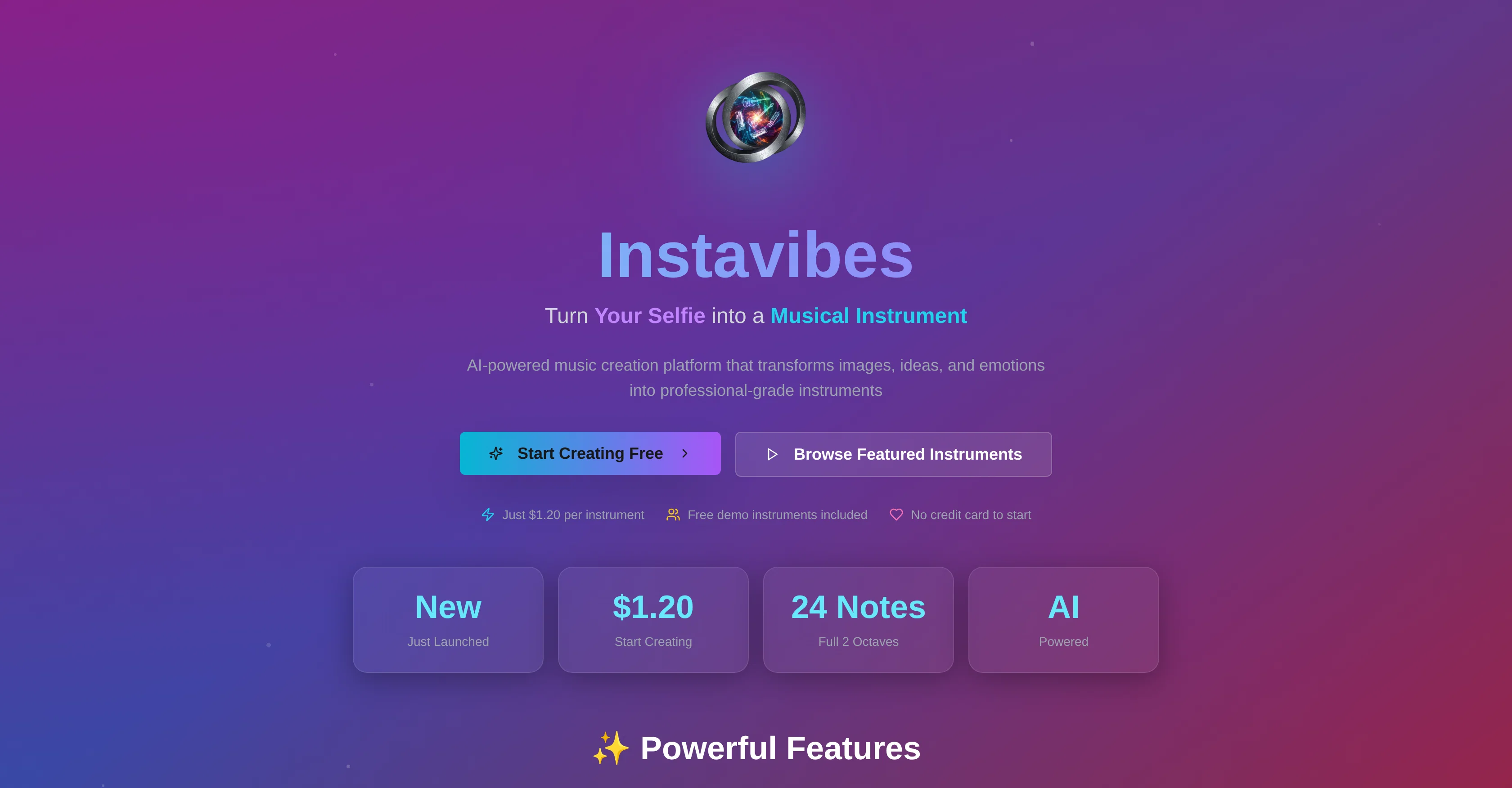 Instavibes website