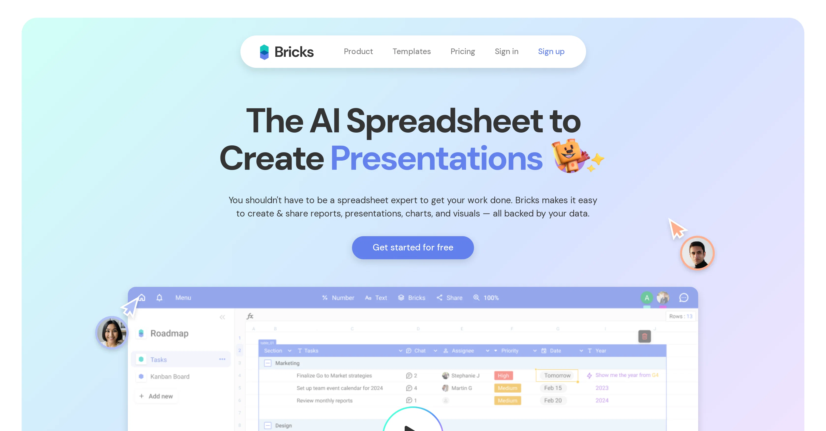 Bricks website