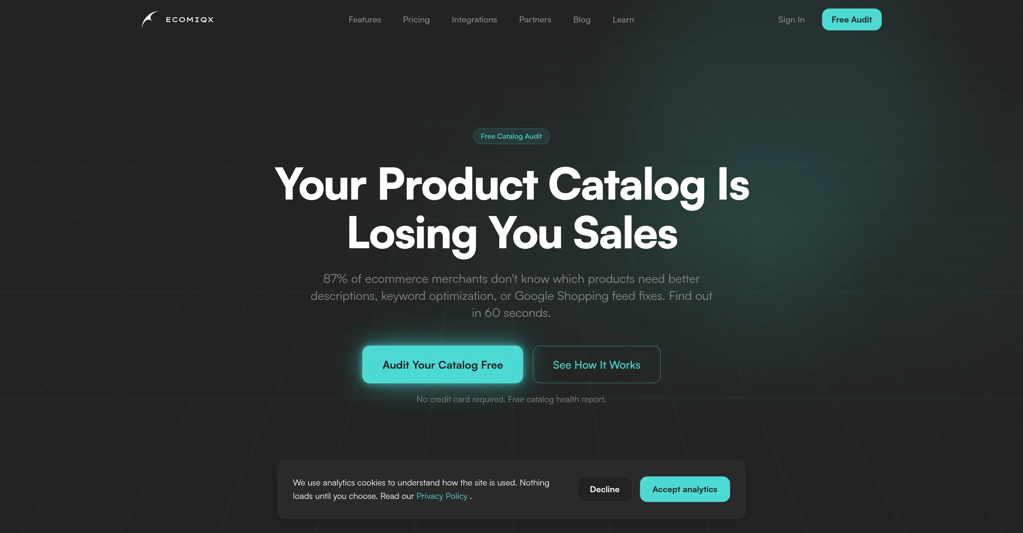 EcomIQX website