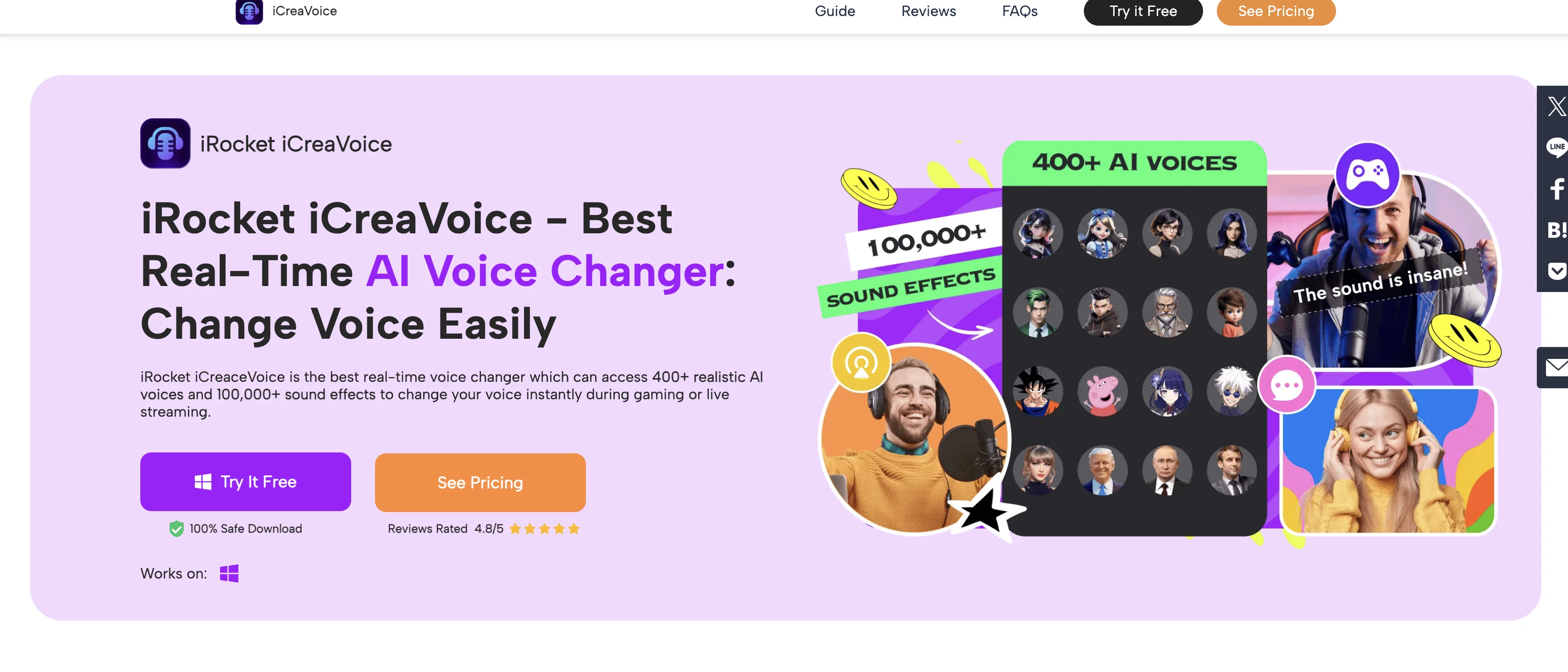 iCreaVoice website
