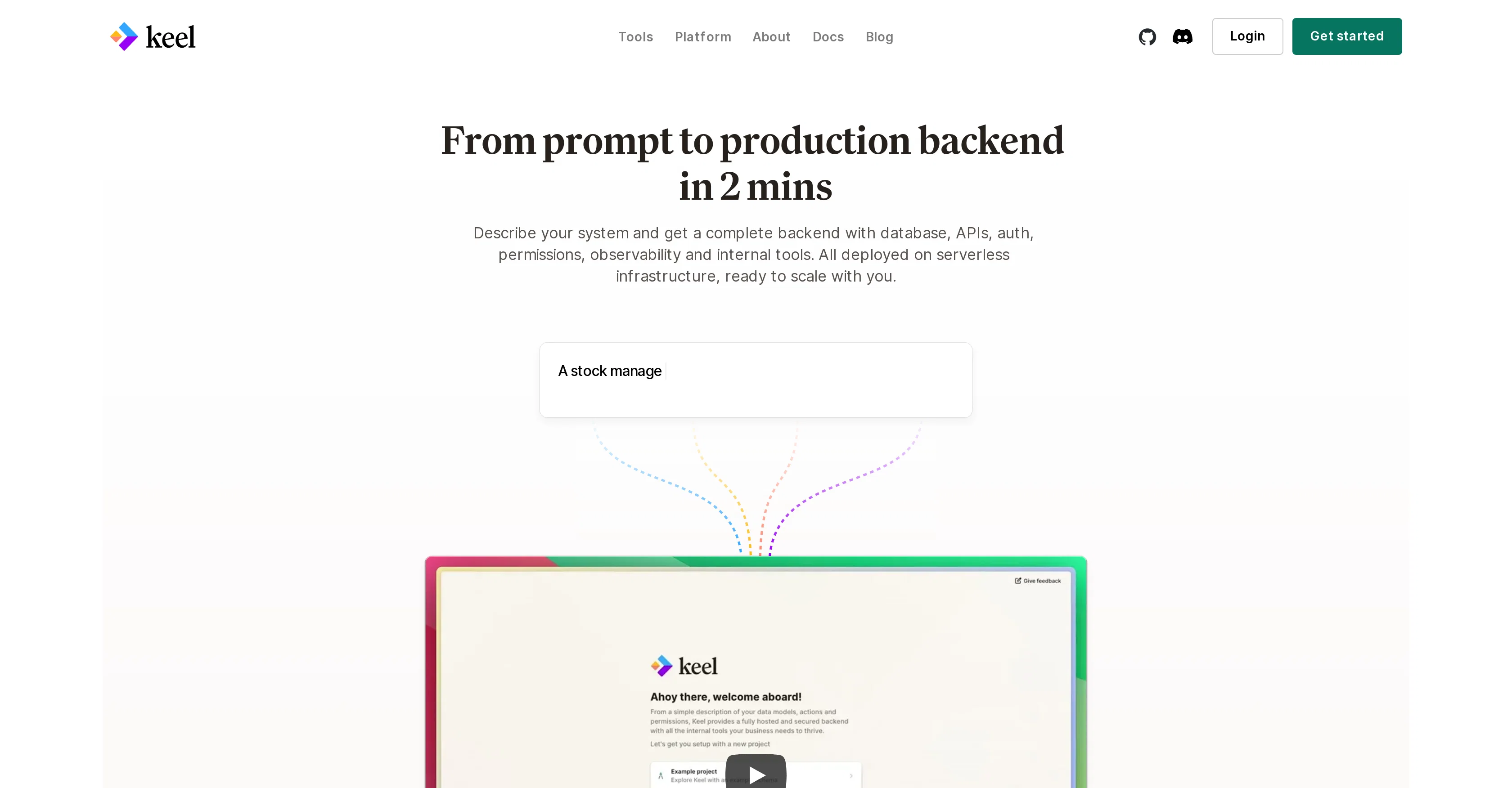 Keel Studio website