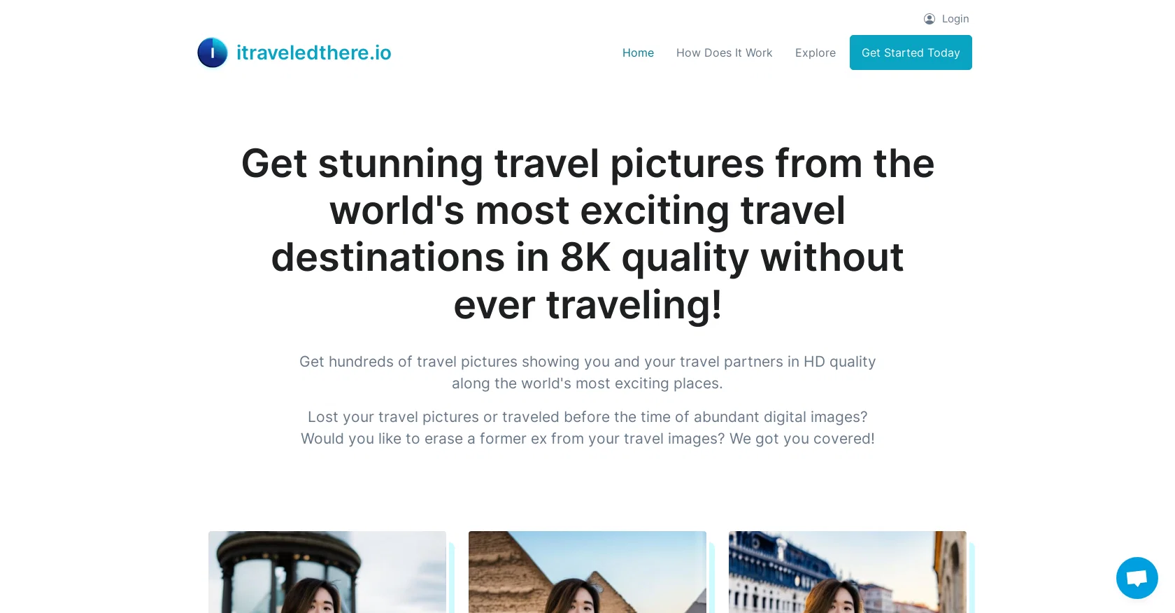 Itraveledthere website