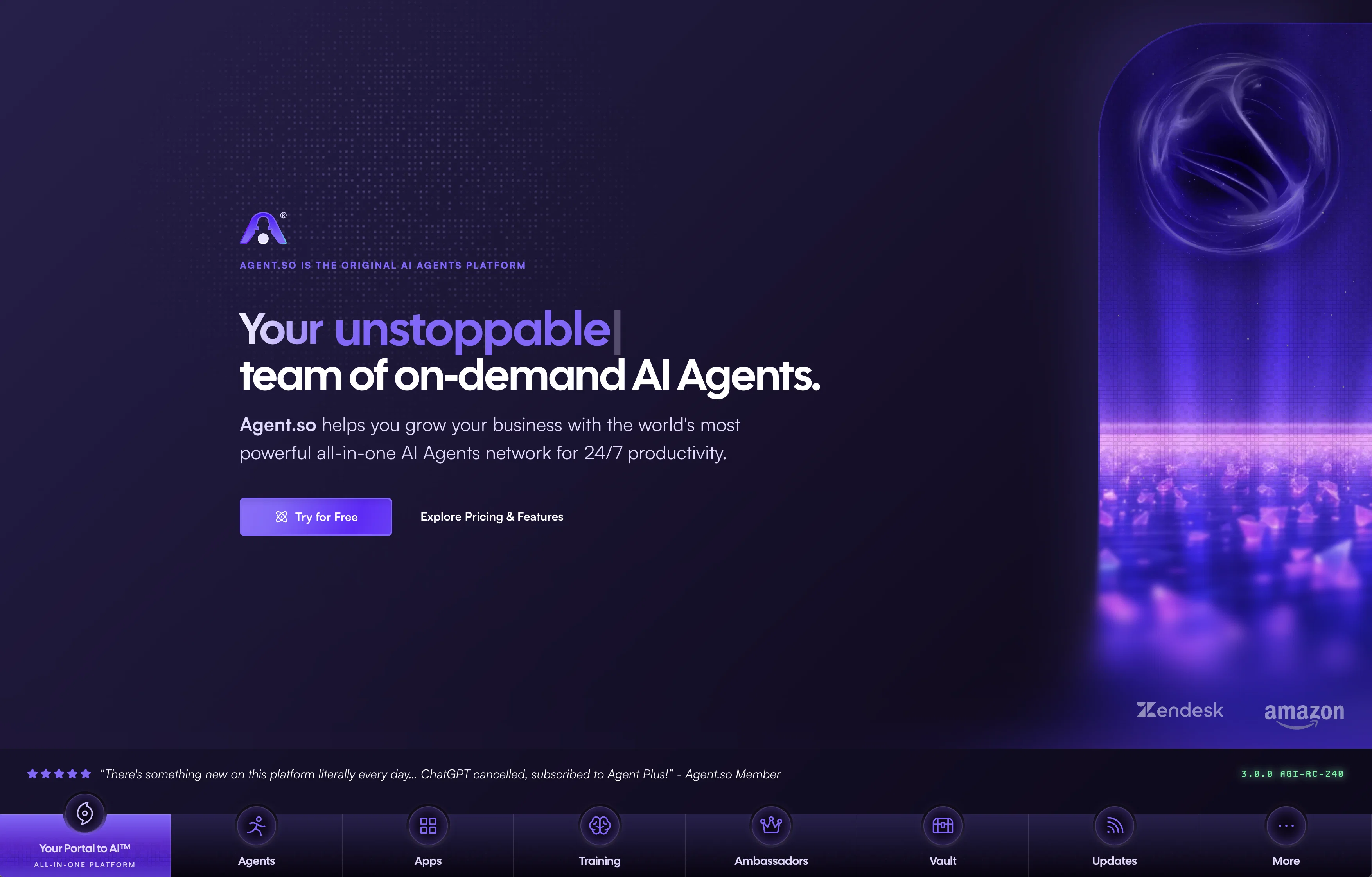 Agent.so website