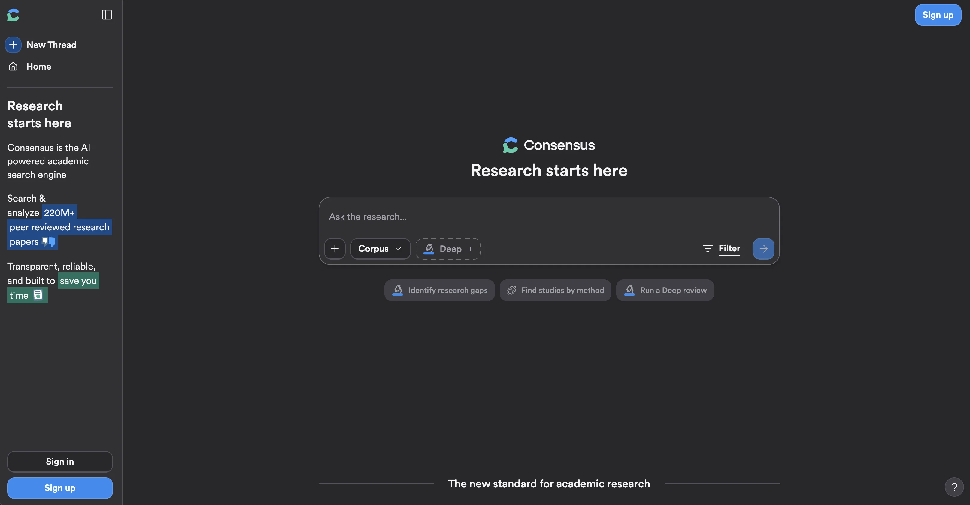 Consensus website