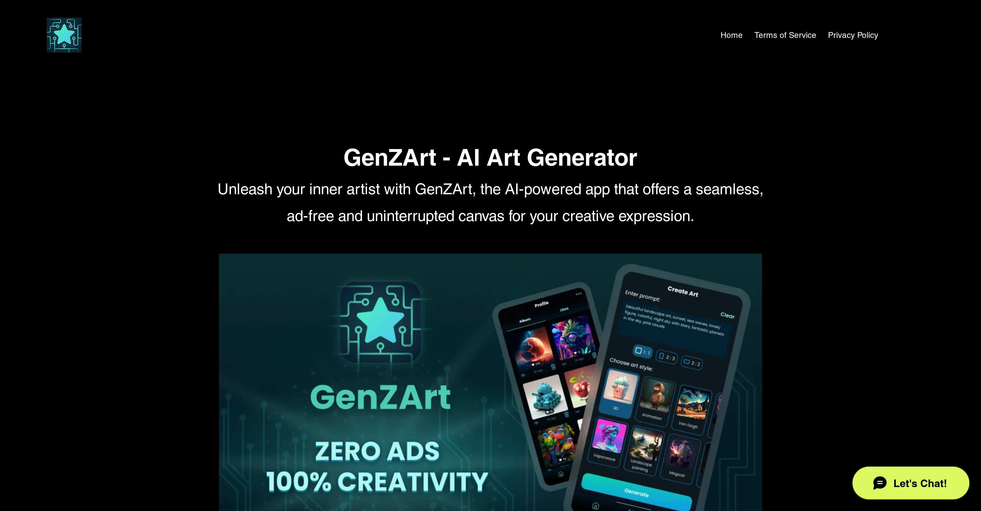 Genzart website