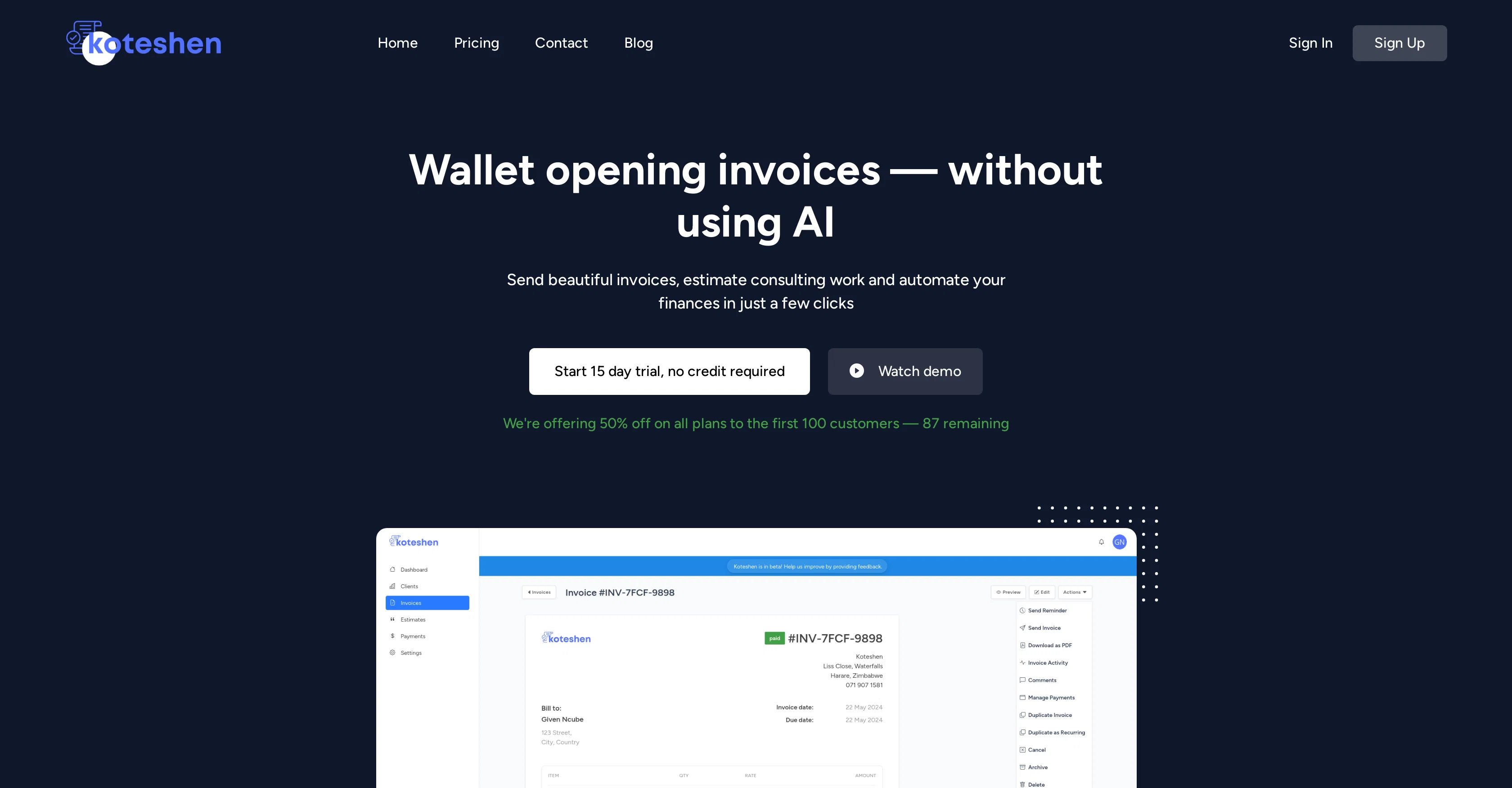 Koteshen website