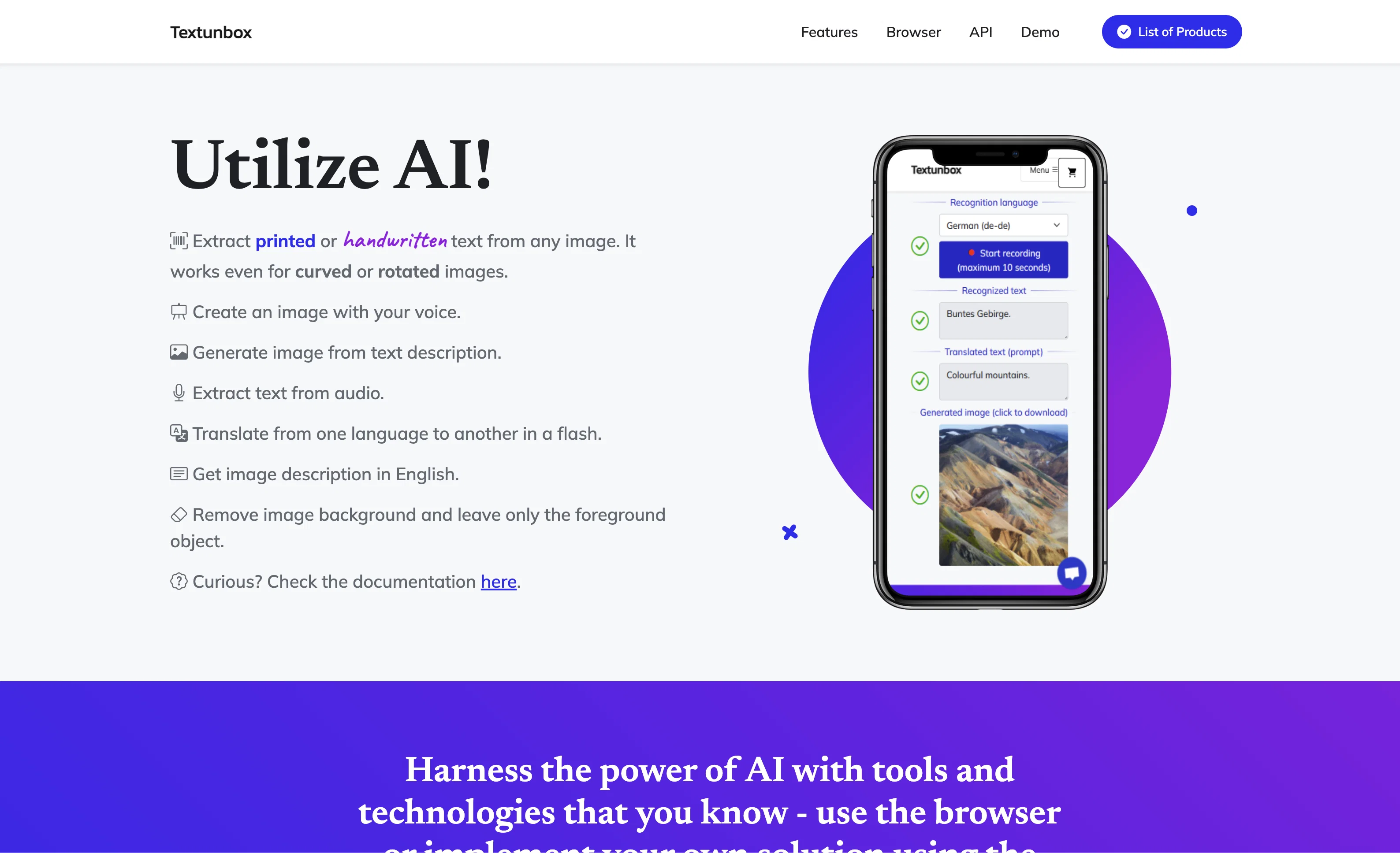 TextUnbox website