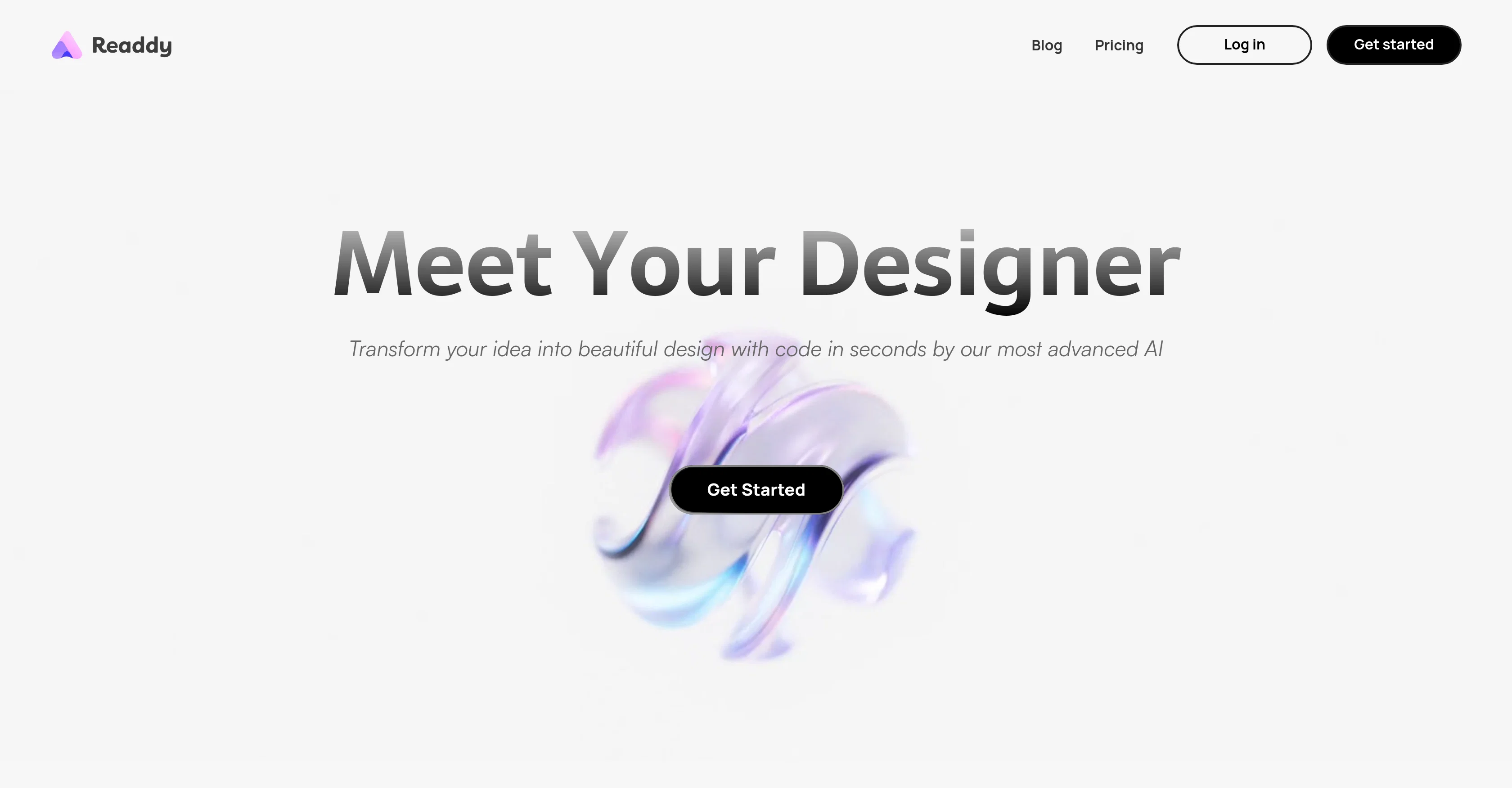 Readdy website