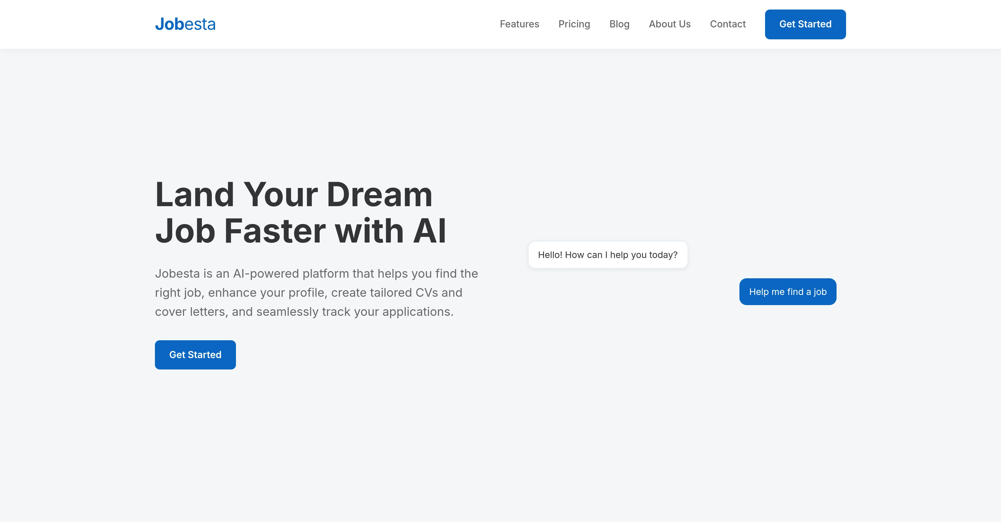 Jobesta website